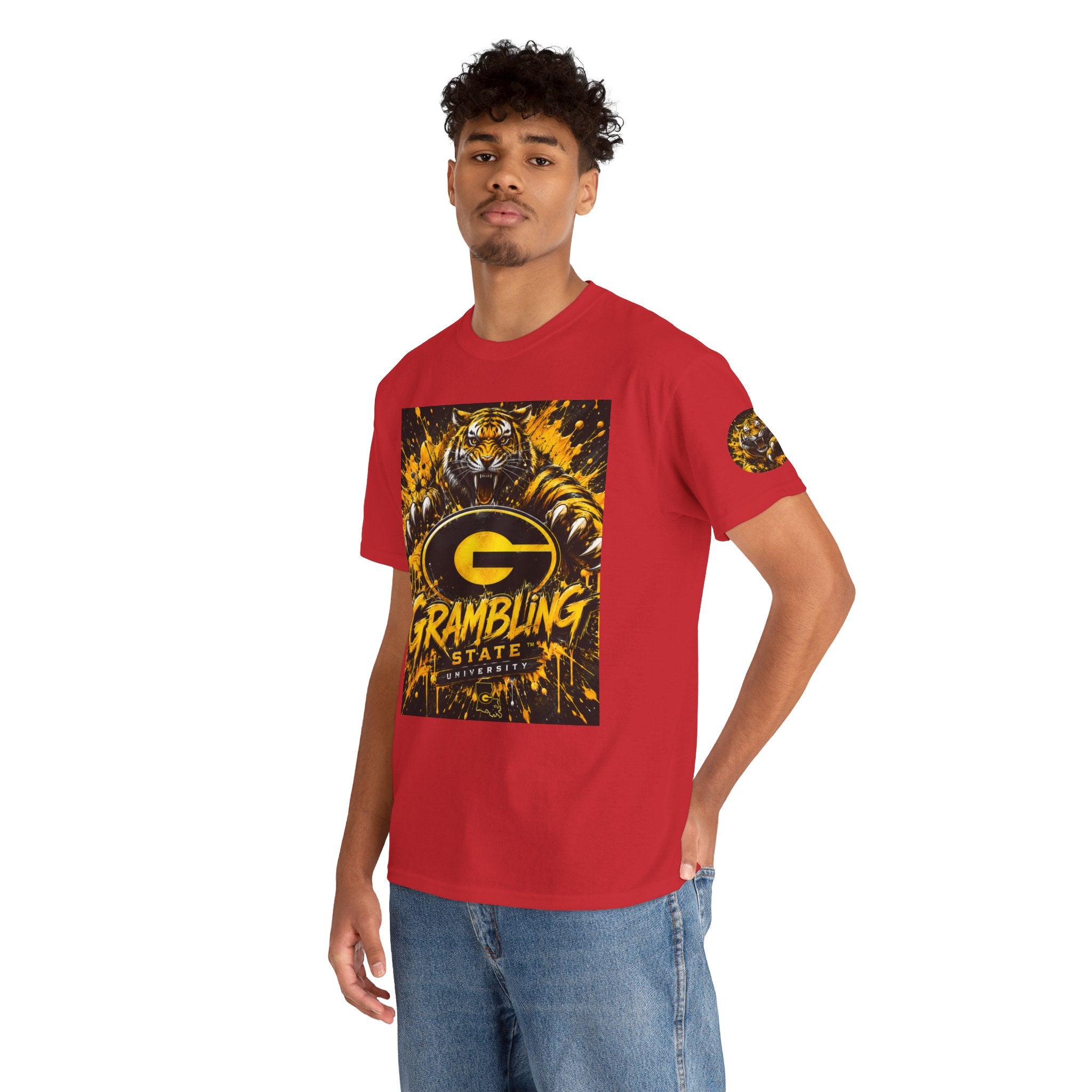 Grambling State Tigers T-Shirt — Roaring Tiger Logo College Tee