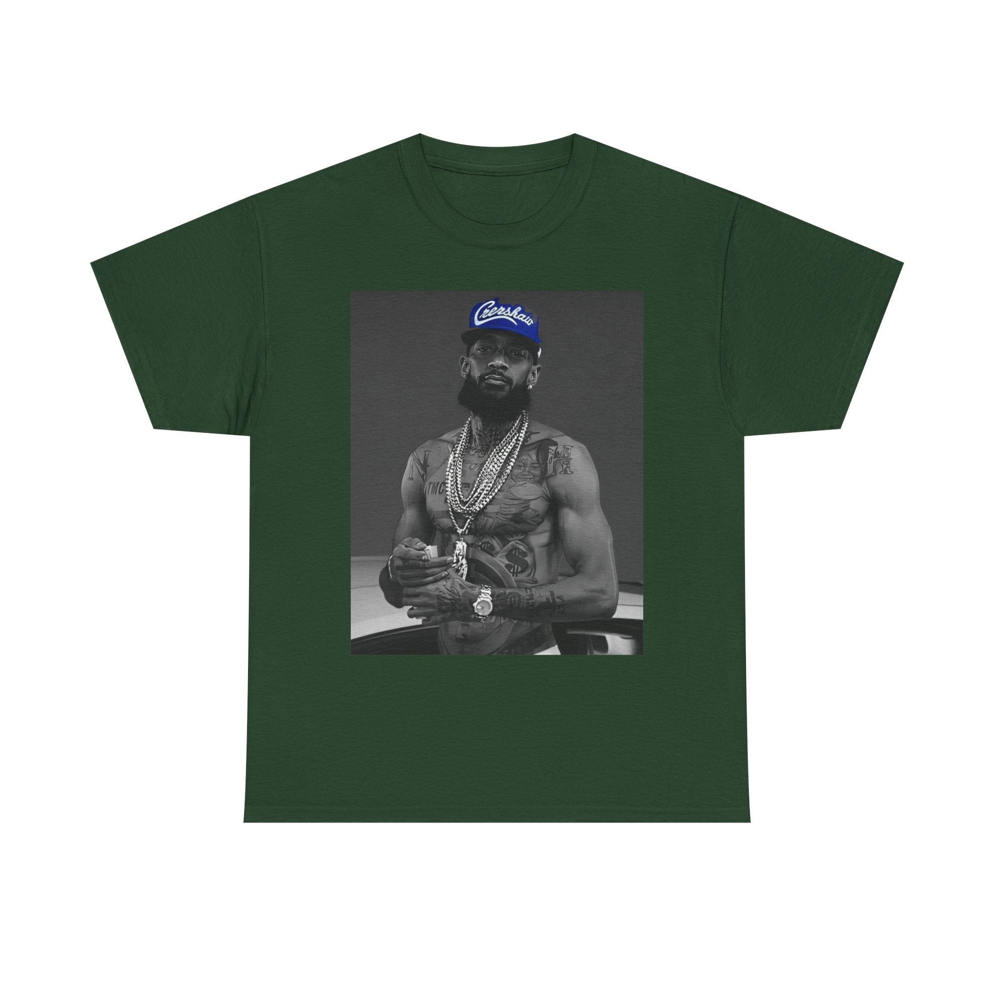 Iconic Rap Legend Photo Tee — Los Angeles Cap Graphic