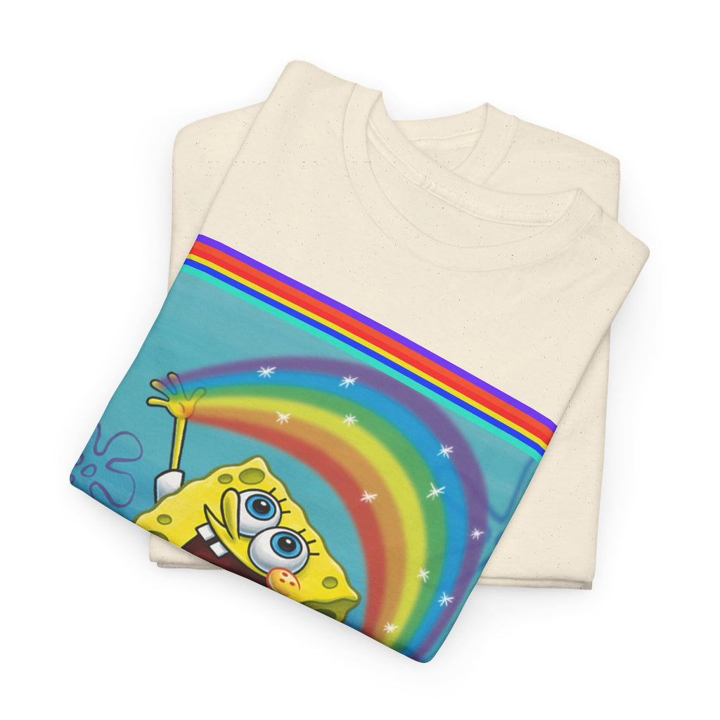SpongeBob Rainbow SquarePants T-Shirt — Nickelodeon Graphic Tee