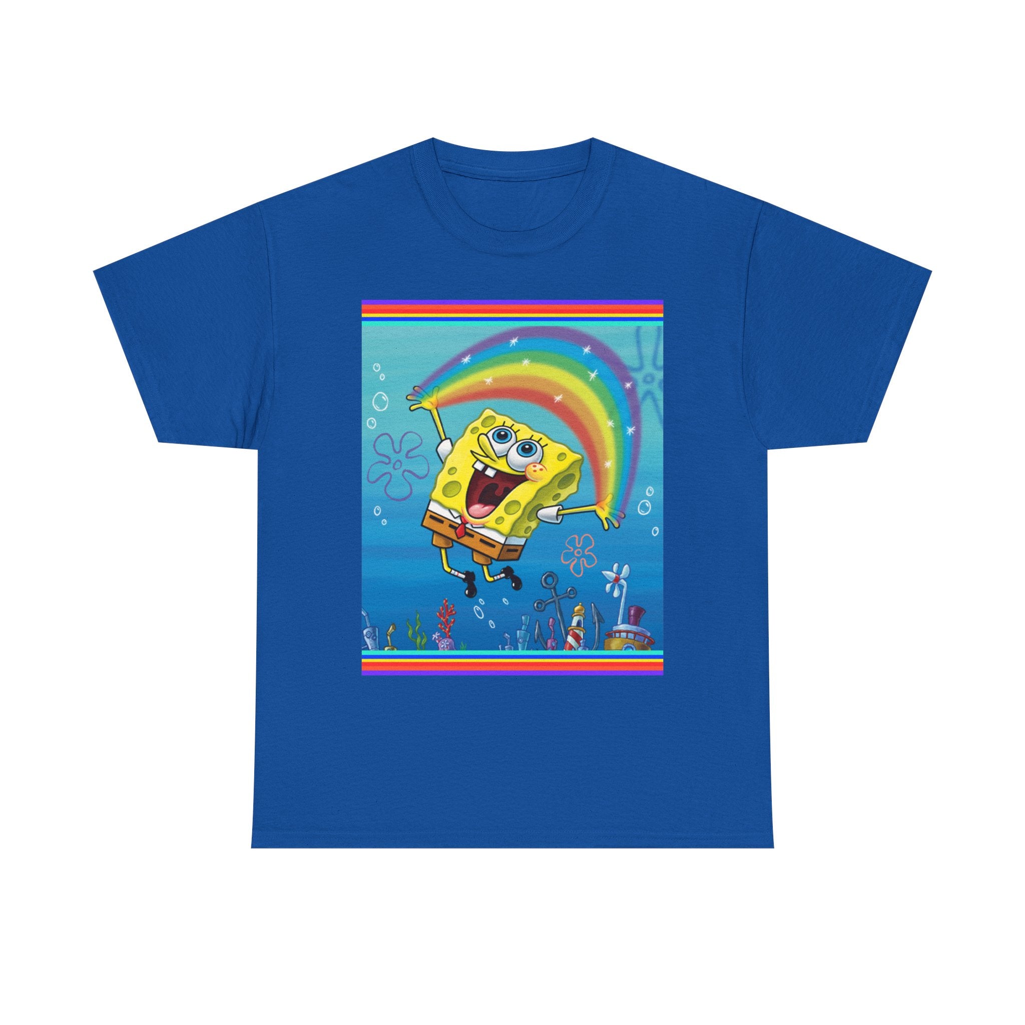 SpongeBob Rainbow SquarePants T-Shirt — Nickelodeon Graphic Tee