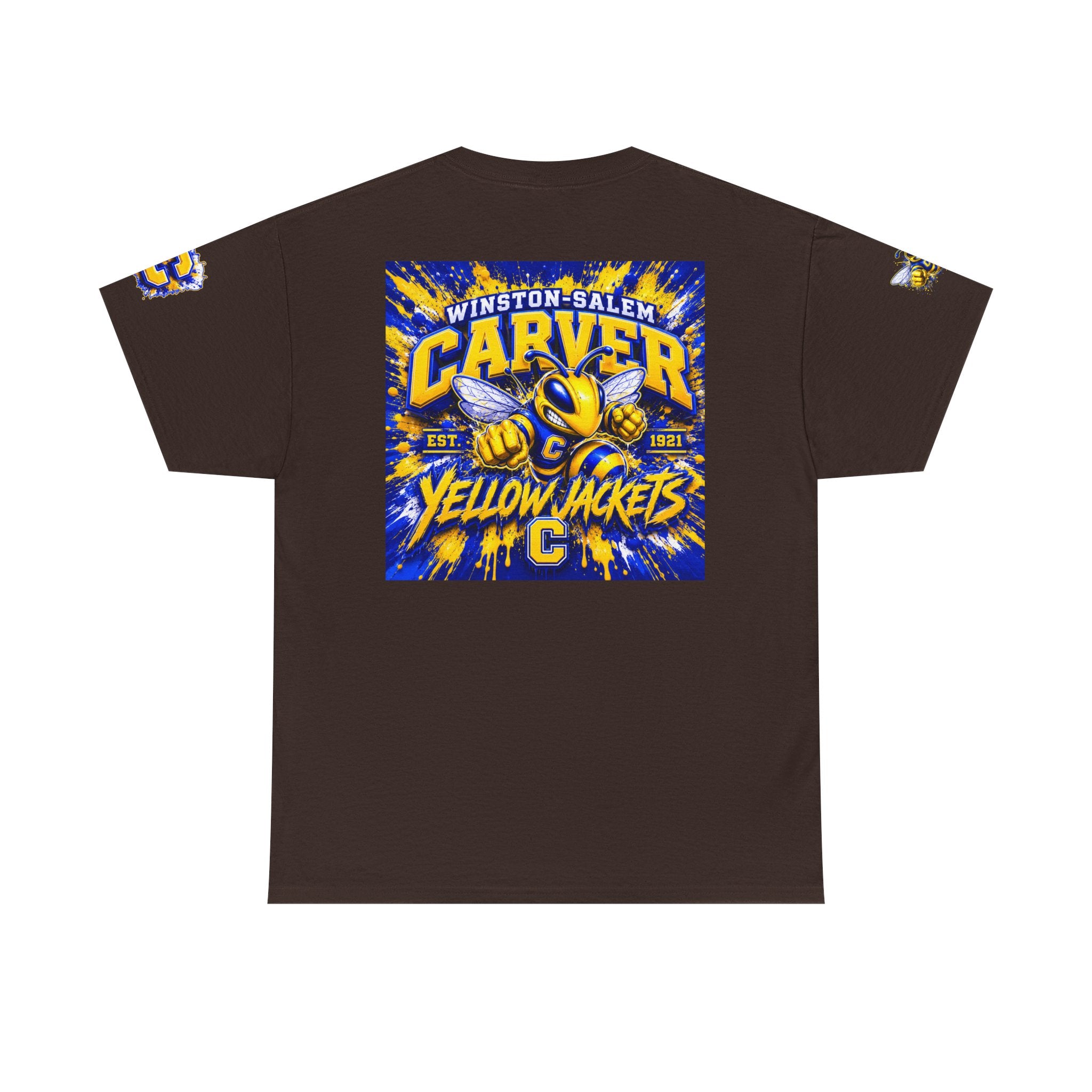 Carver Yellow Jackets Graphic T‑Shirt — Winston‑Salem School Spirit Tee