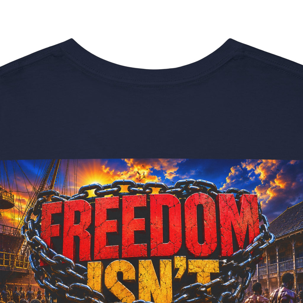Freedom Isn’t Free Tee — Patriotic Fireworks Soldier Graphic T-Shirt