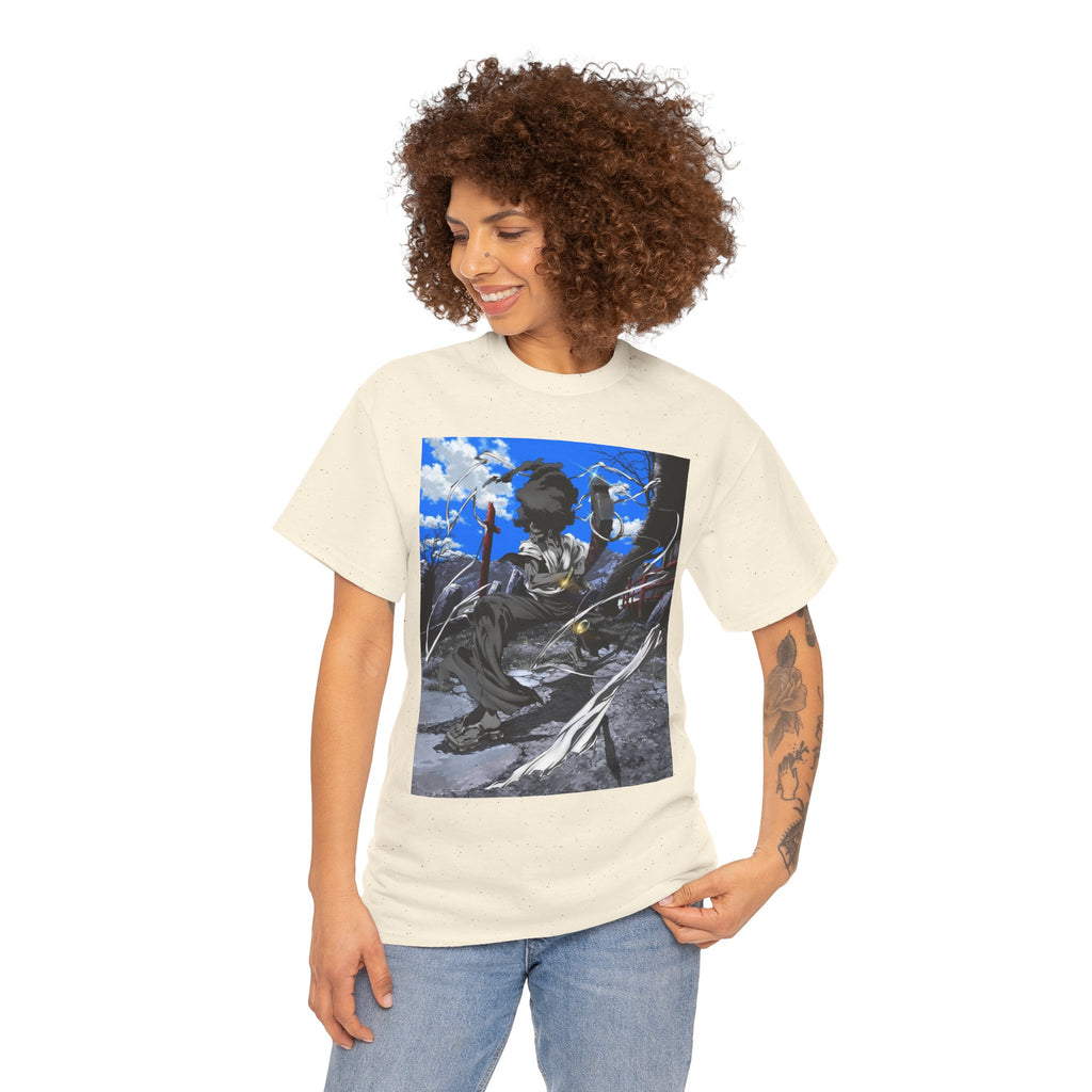 Afro Samurai Graphic Tee — Anime Streetwear T‑Shirt