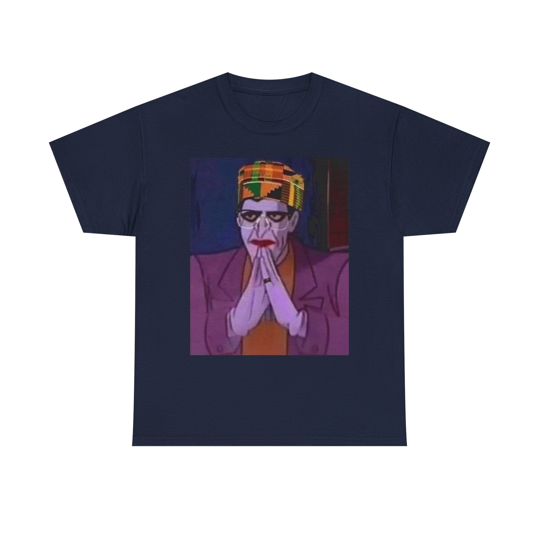 Graphic Tee — Vintage Afrocentric Joker Portrait & Psychedelic Raised Fist Art