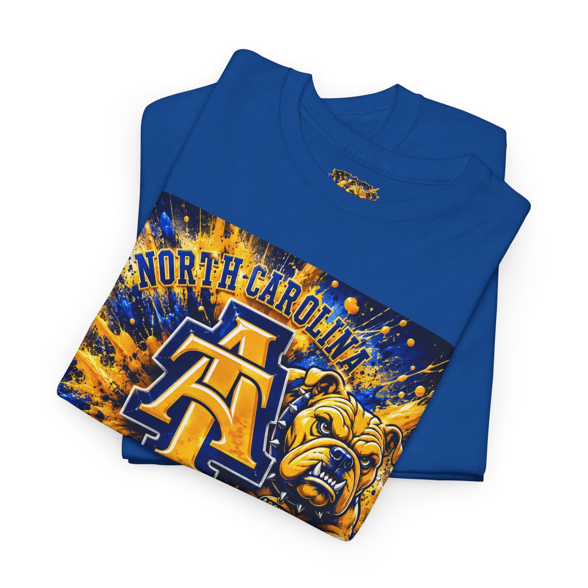 North Carolina A&T Aggies Bulldog T-Shirt — A&T Logo College Tee