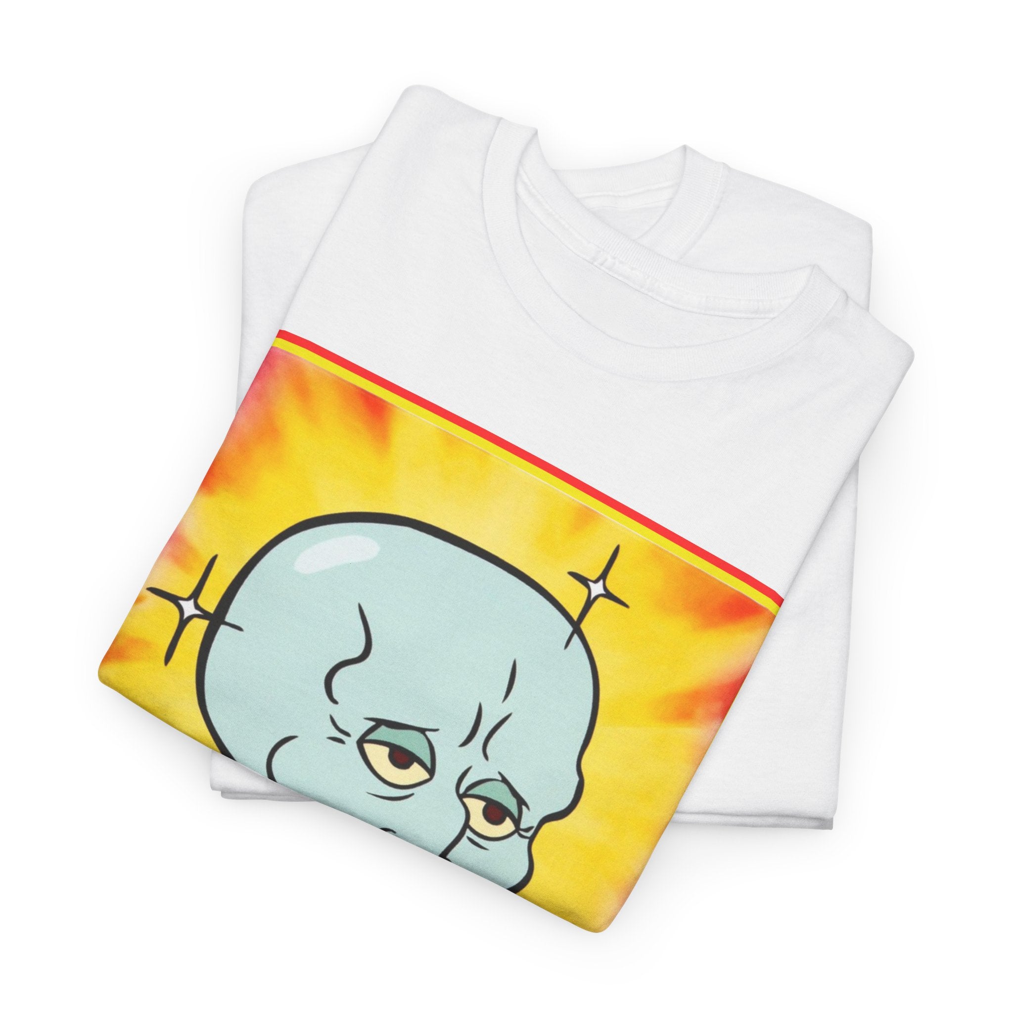 Handsome Squidward Portrait T‑Shirt — Retro Nickelodeon Graphic Tee
