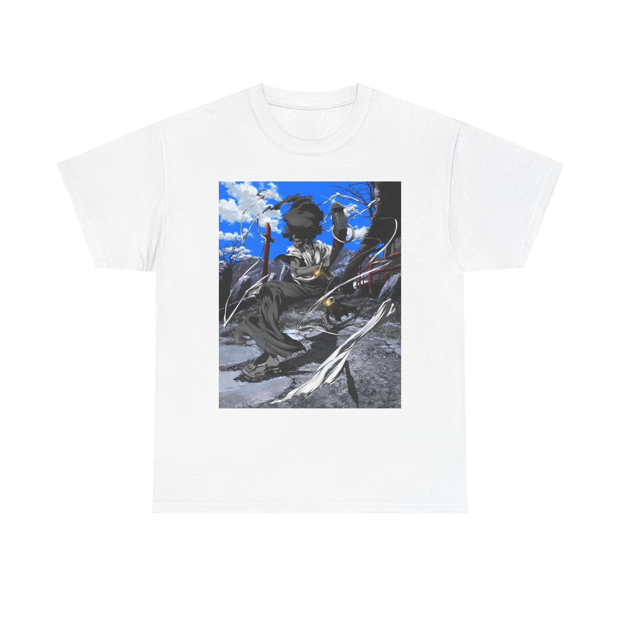 Afro Samurai Graphic Tee — Anime Streetwear T‑Shirt