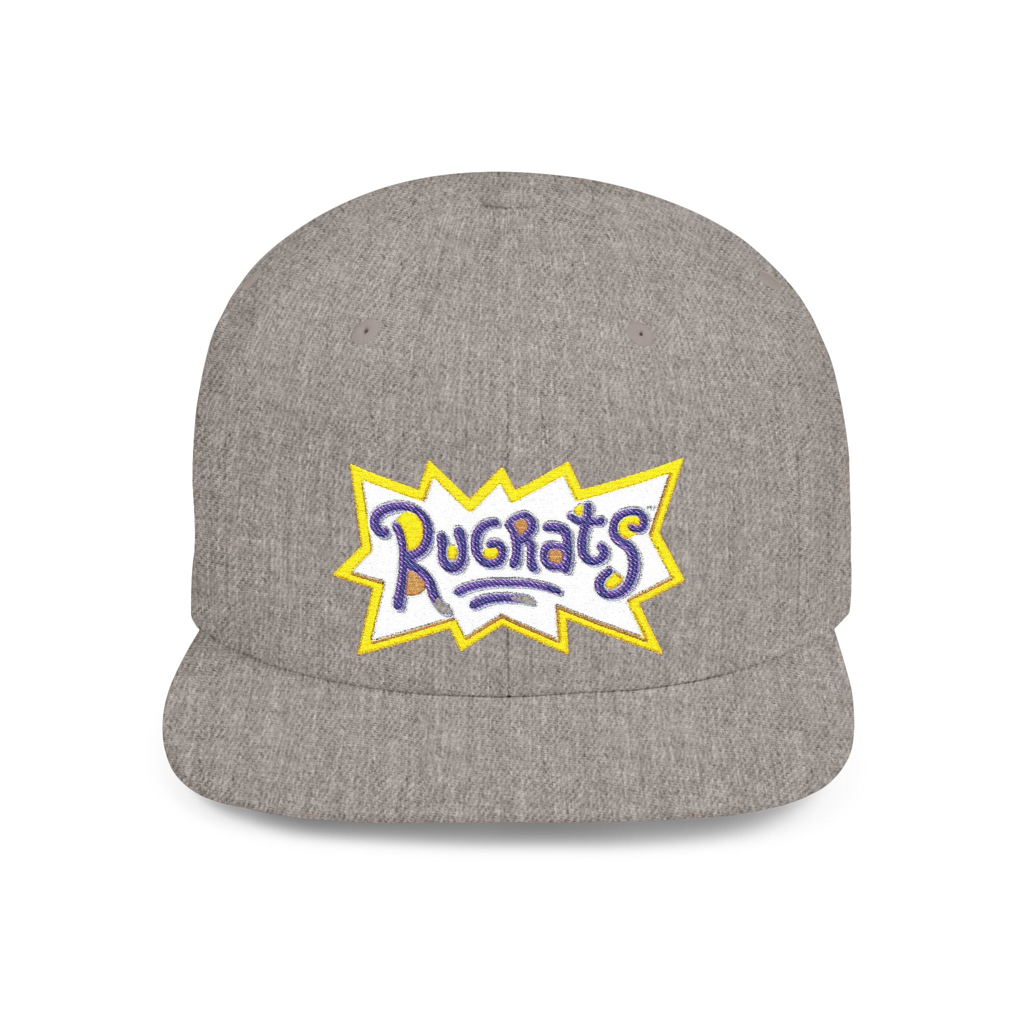 Snapback Hat — Retro 'Rugrats' Logo Flat Bill Cap