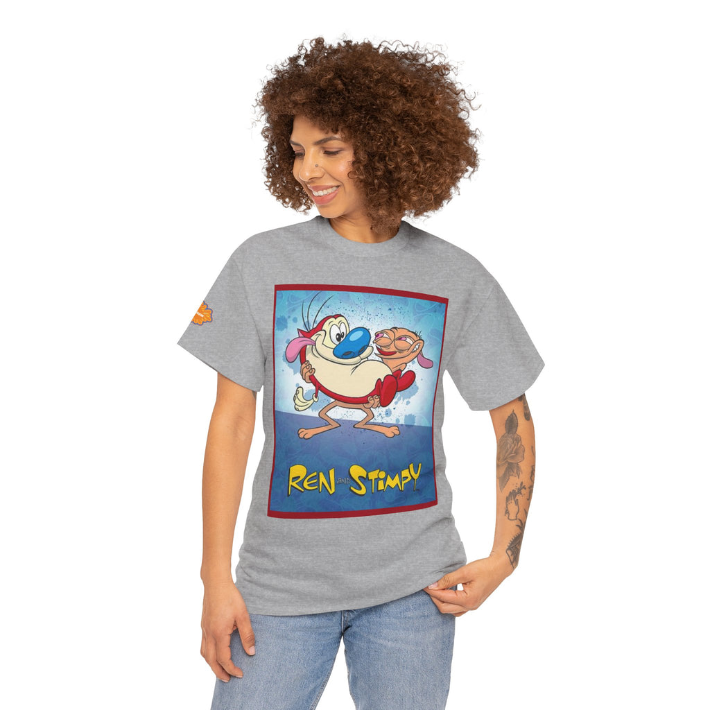 Ren & Stimpy Graphic Tee — Retro Nickelodeon Cartoon T-Shirt