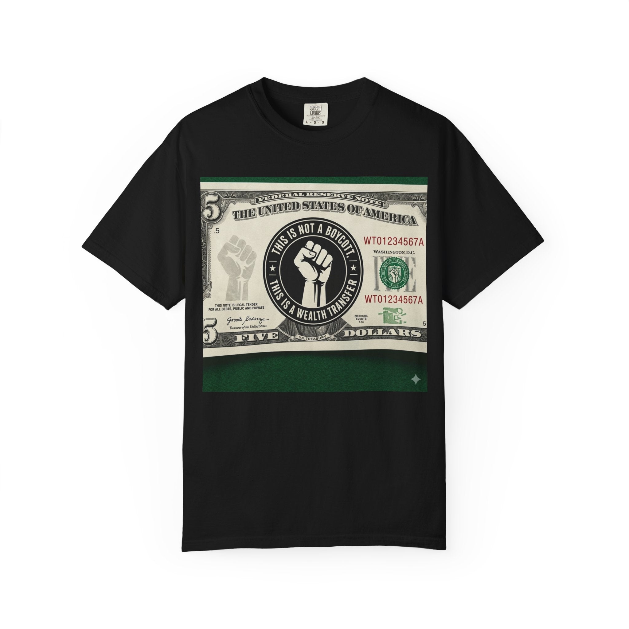 Wealth Transfer Fist Graphic T-Shirt