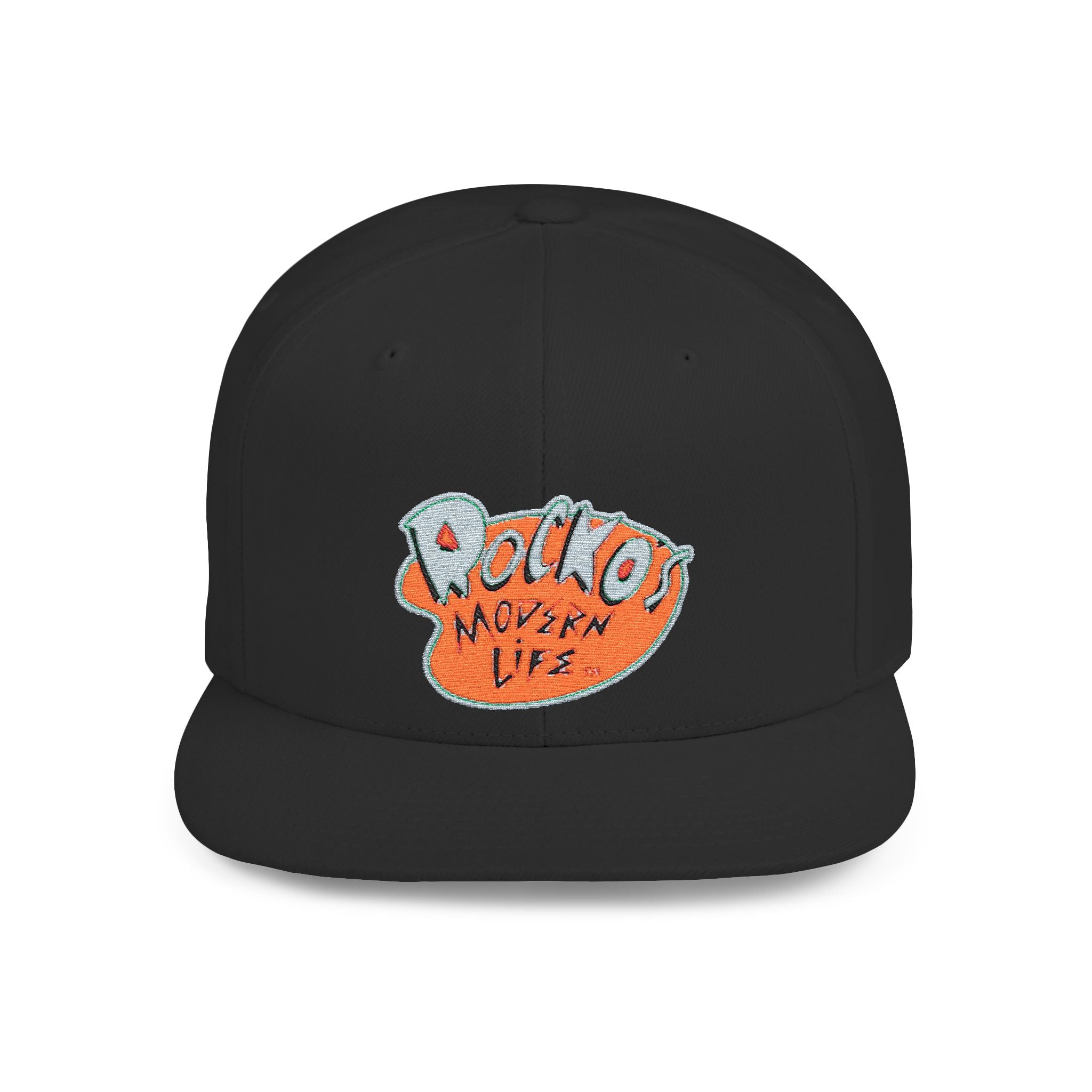 Snapback Hat — Polka Nutter Vibe Embroidered Flat-Bill Cap