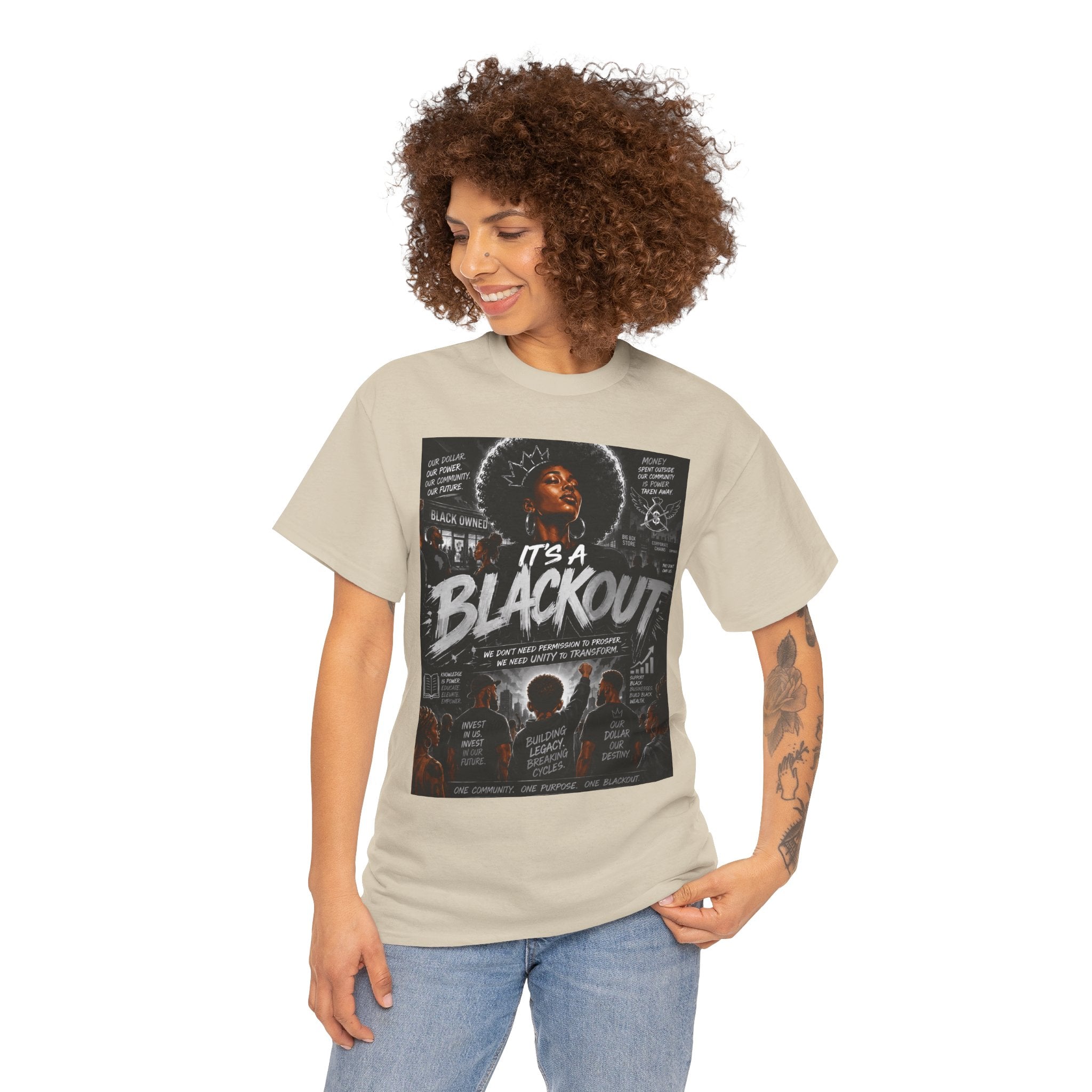 Blackout Protest T-Shirt — "It's a Blackout" Social Justice Tee
