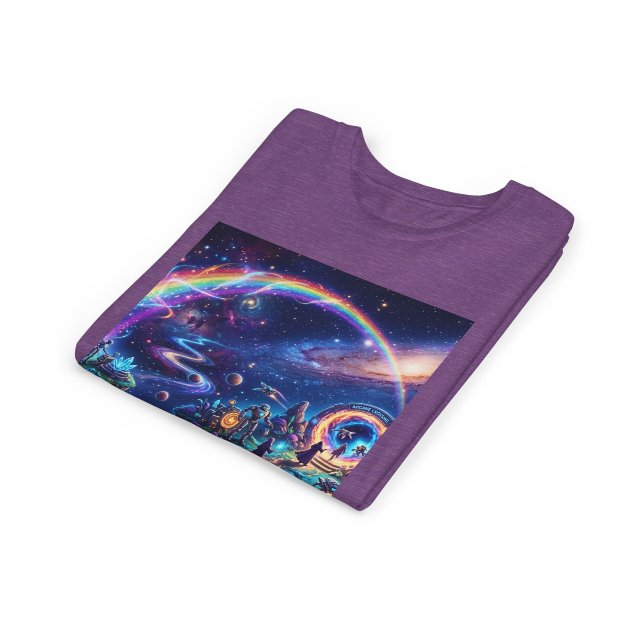 Galaxy Fantasy Youth Tee — Floating Islands, Robots & Magic Portals