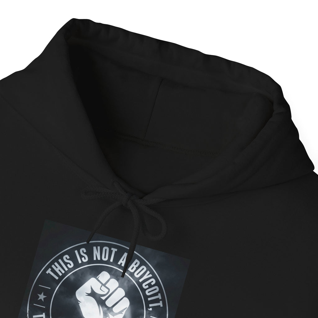 Hoodie — "This Is Not a Moment" Raised Fist Social Justice Pullover