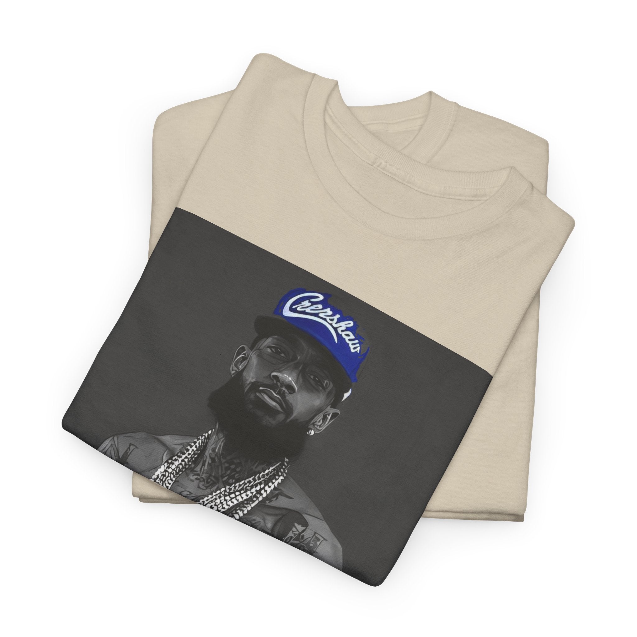 Iconic Rap Legend Photo Tee — Los Angeles Cap Graphic