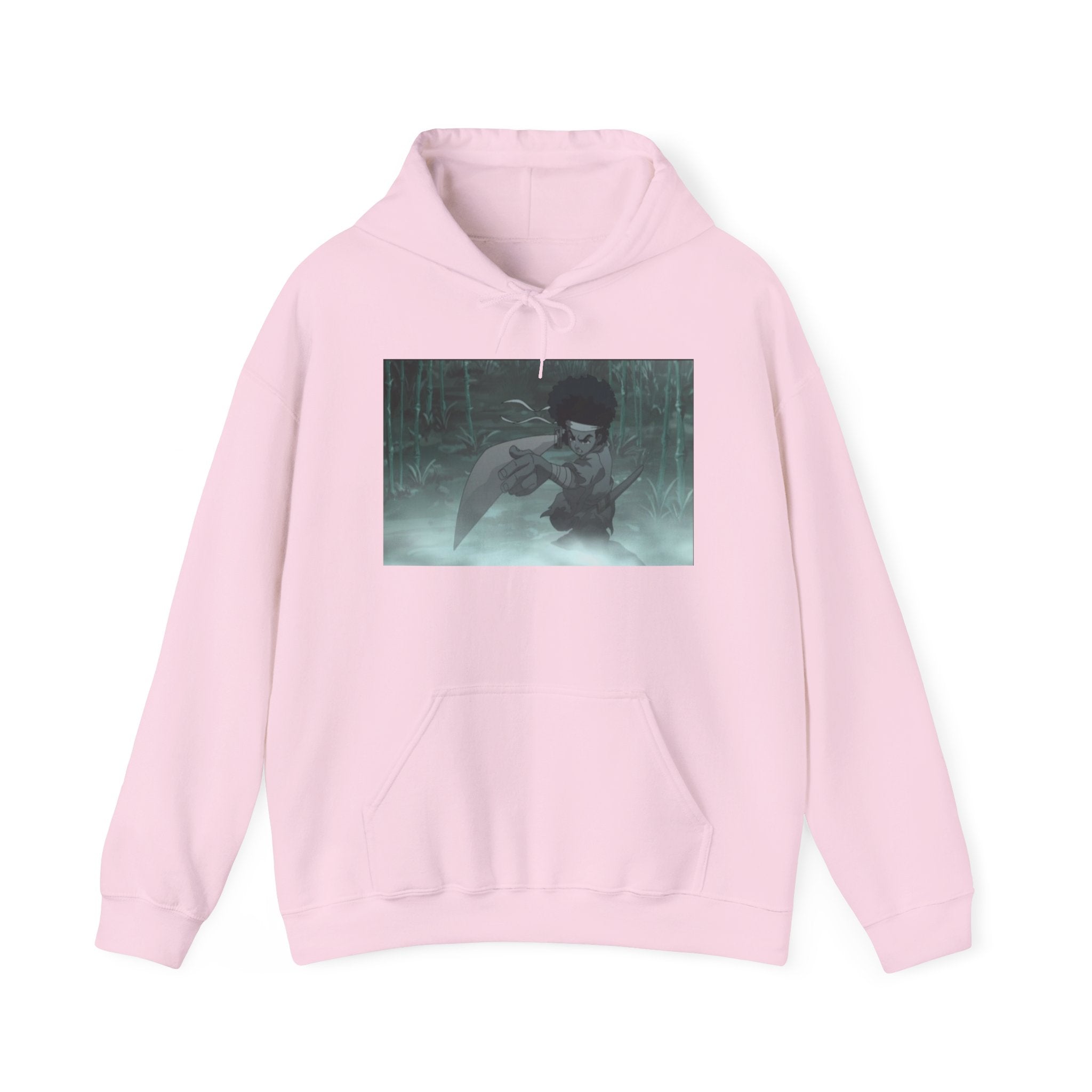 Moody Forest Angel Hoodie — Ethereal Wings Graphic Sweatshirt