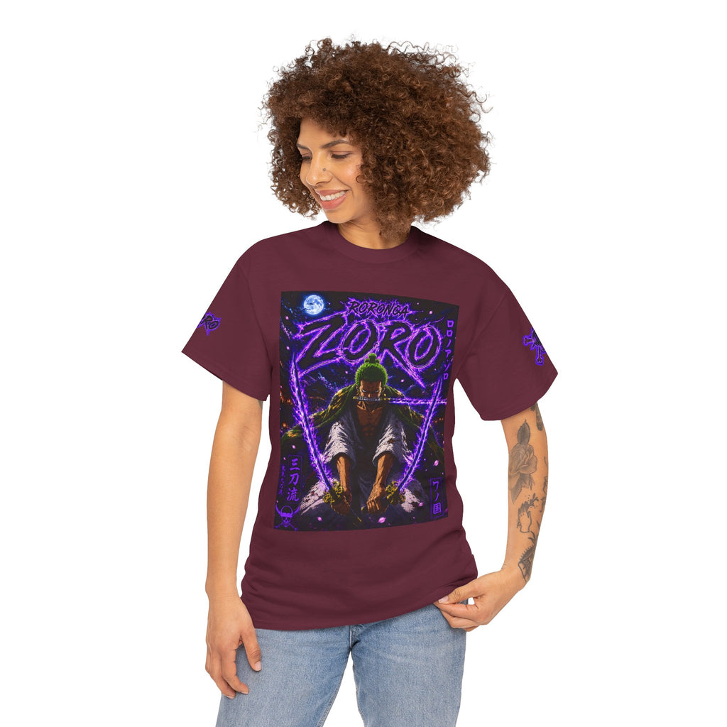 Zoro Neon Samurai T‑Shirt