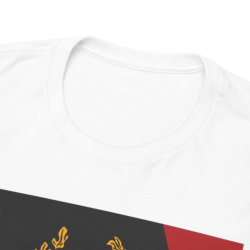 Laurel Trident Tee — Vintage Gold Emblem Graphic T-Shirt