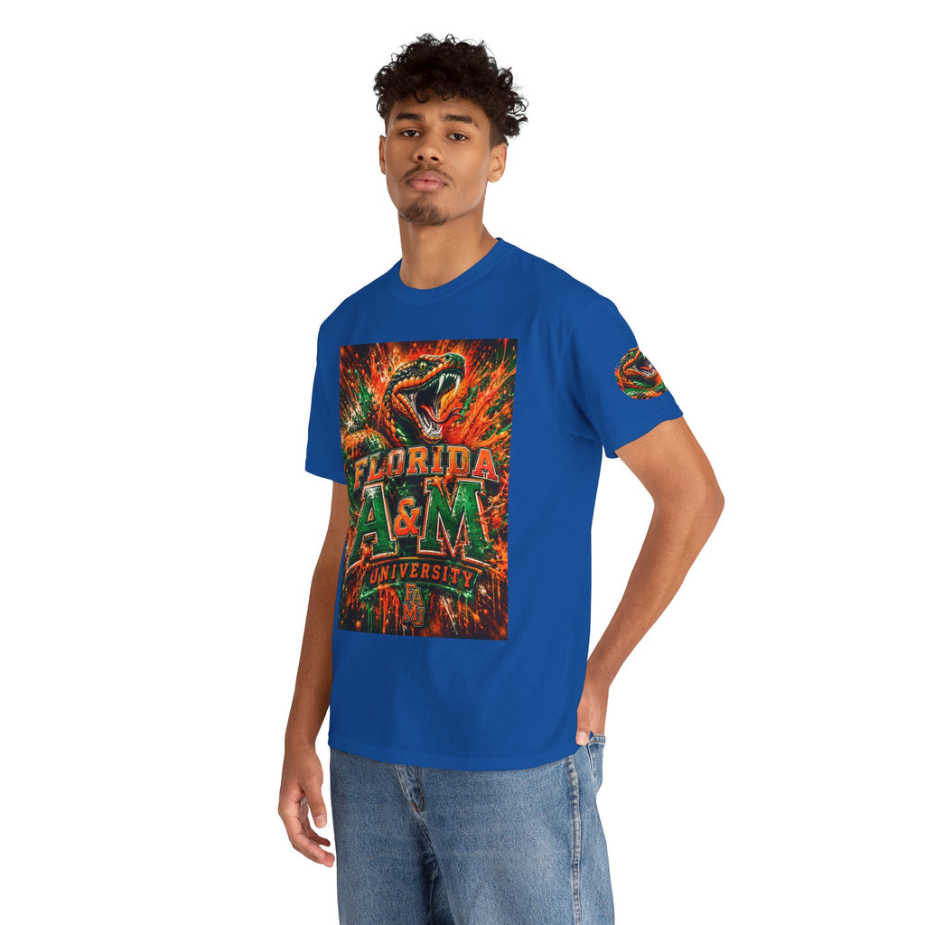 Florida A&M University Rattler Tee — Vintage Snake Mascot College T-Shirt