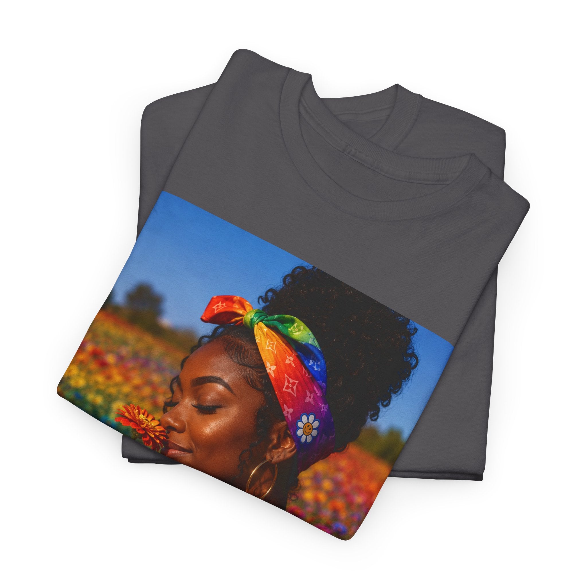 T-Shirt — Rainbow Empowerment Portrait Tee ("This Is Not A Boycott, This Is A Human Transaction")