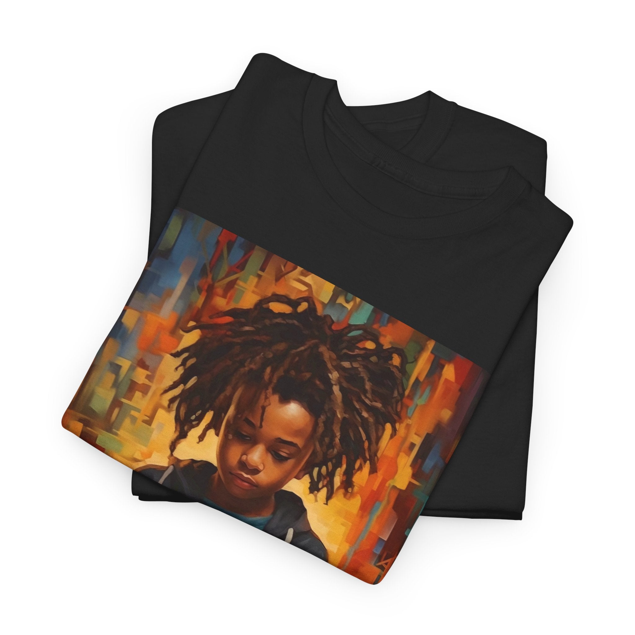Graphic Tee — 'This Is Not A Boycott, This Is A Wealth Transfer' Back Print with Reading Child Artwork