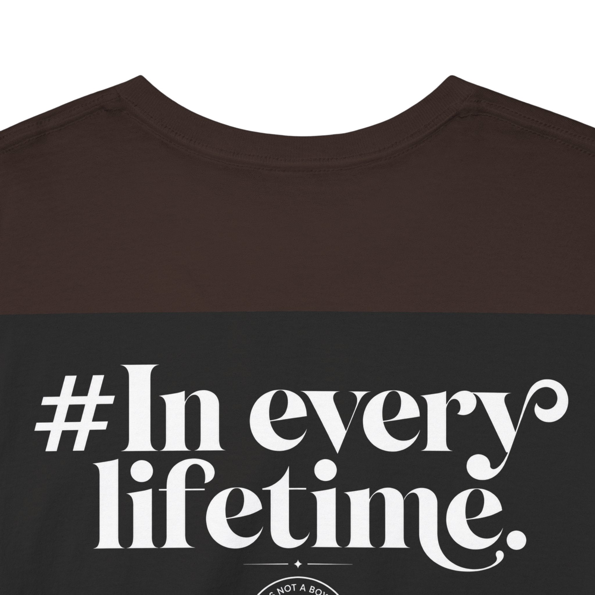 Political Protest Tee — “This Is Not a Boycott, This Is a Wealth Transfer” Shirt (Back: #InEveryLifetime)