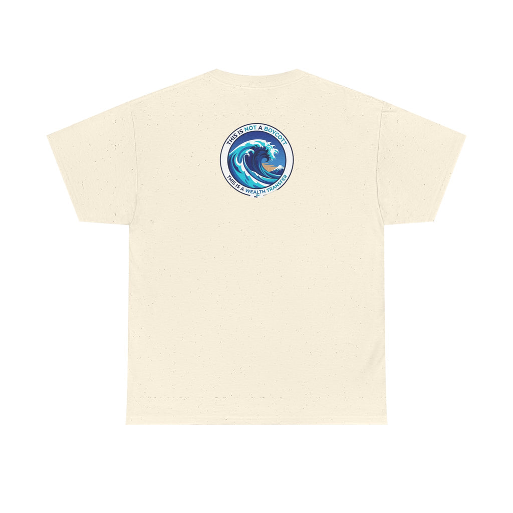 T-Shirt — Coastal Wave Graphic Tee (Ocean Sunset Wave Art)