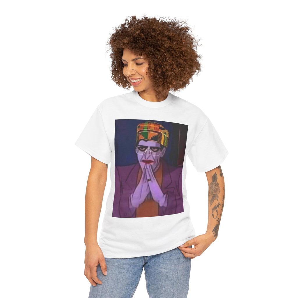 Graphic Tee — Vintage Afrocentric Joker Portrait & Psychedelic Raised Fist Art