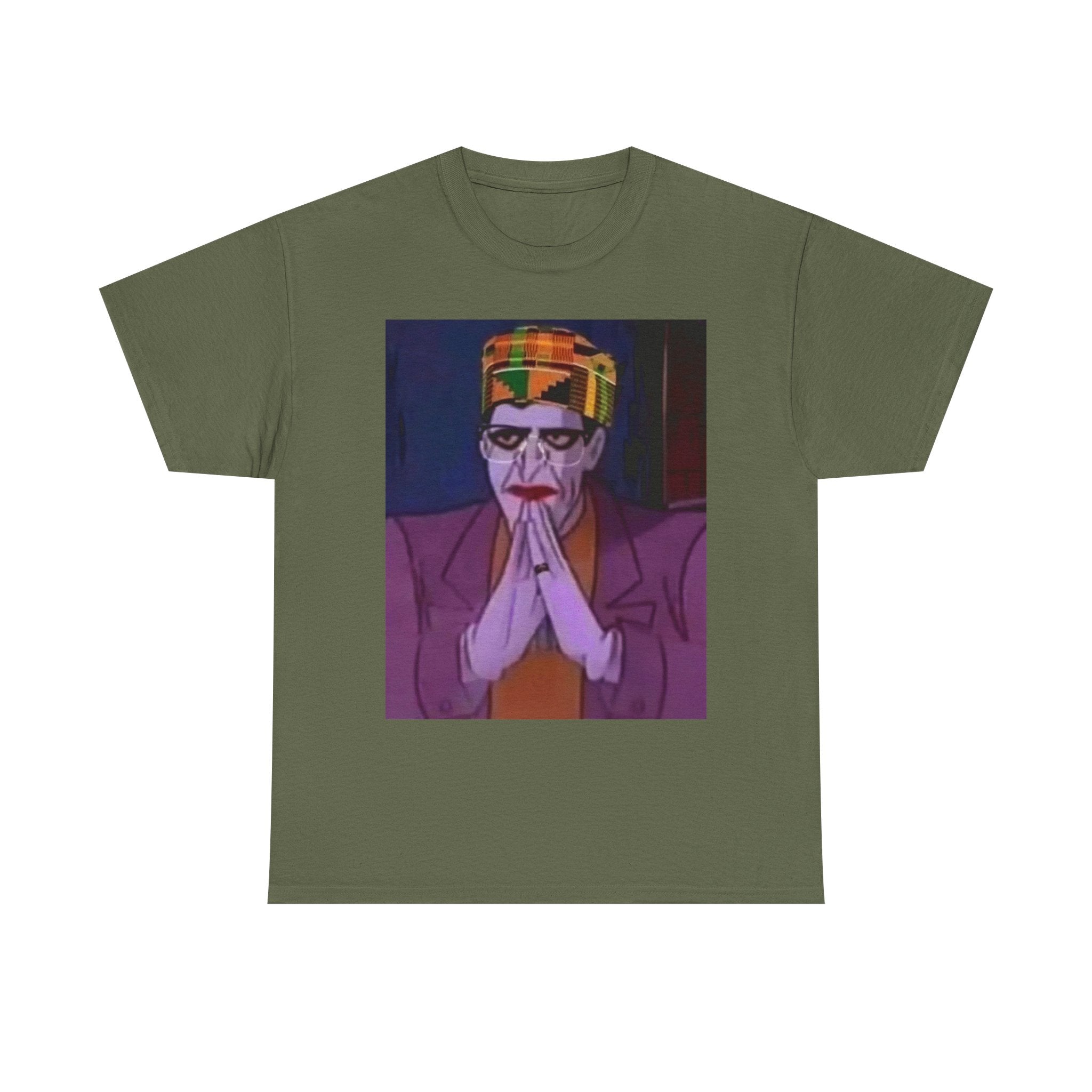 Graphic Tee — Vintage Afrocentric Joker Portrait & Psychedelic Raised Fist Art