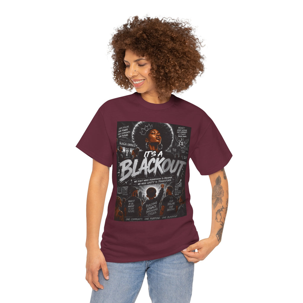 Blackout Protest T-Shirt — "It's a Blackout" Social Justice Tee