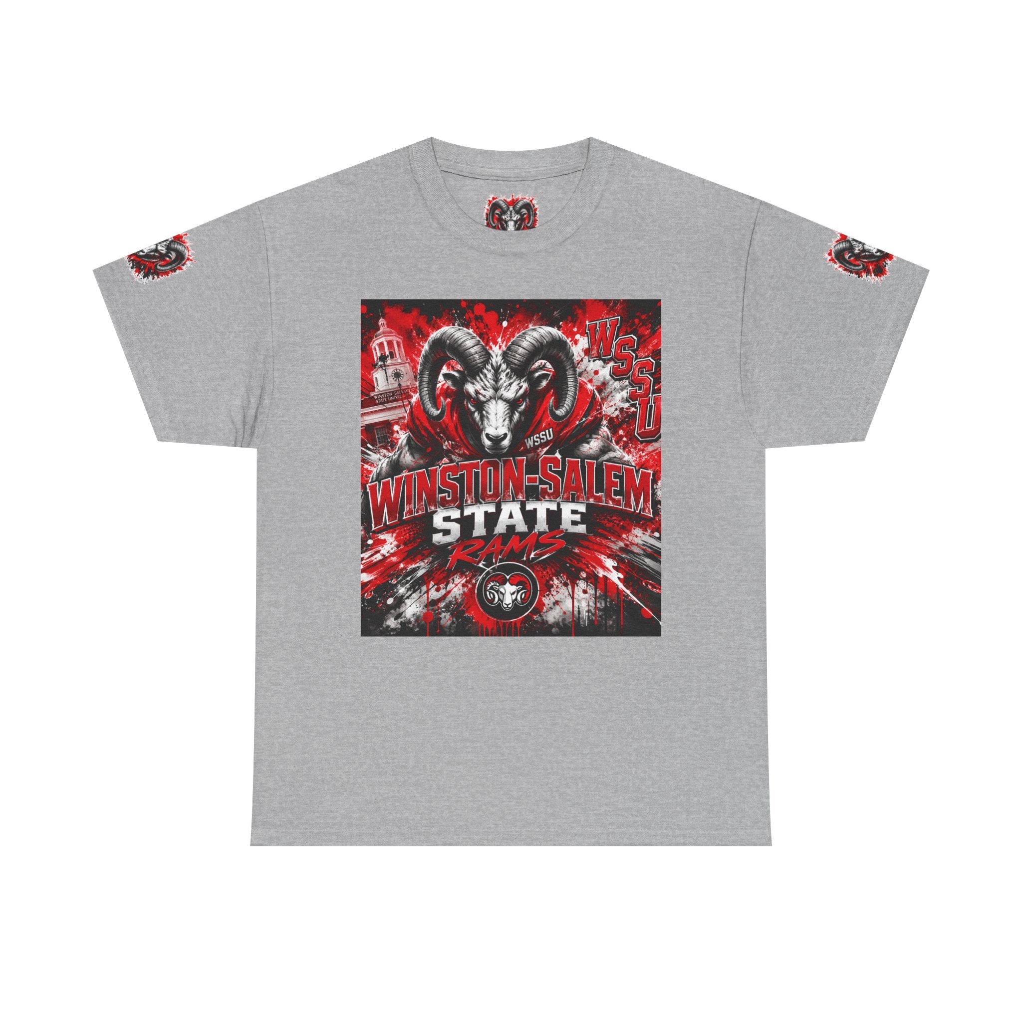 Winston‑Salem State Rams Ram Head Tee — Bold College Spirit T‑Shirt