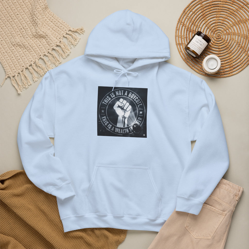 Hoodie — "This Is Not a Moment" Raised Fist Social Justice Pullover