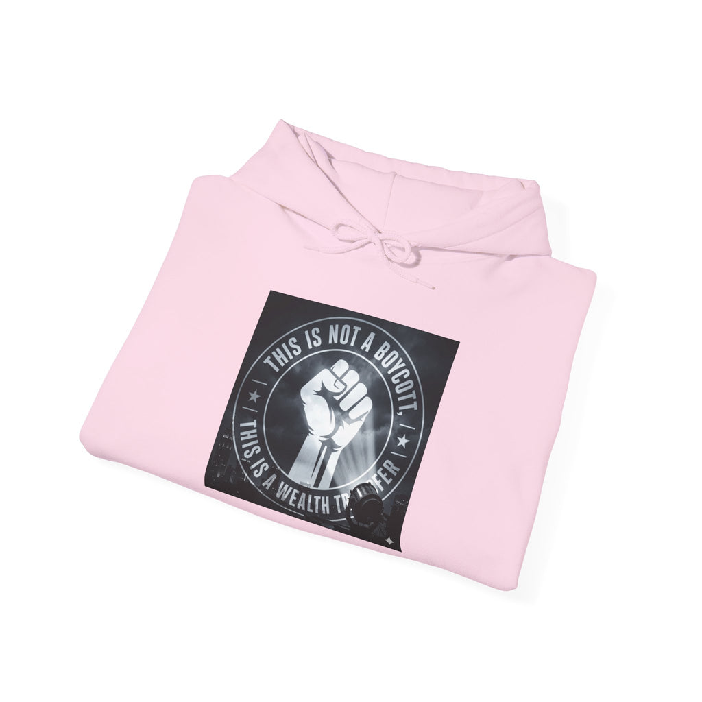Hoodie — "This Is Not a Moment" Raised Fist Social Justice Pullover