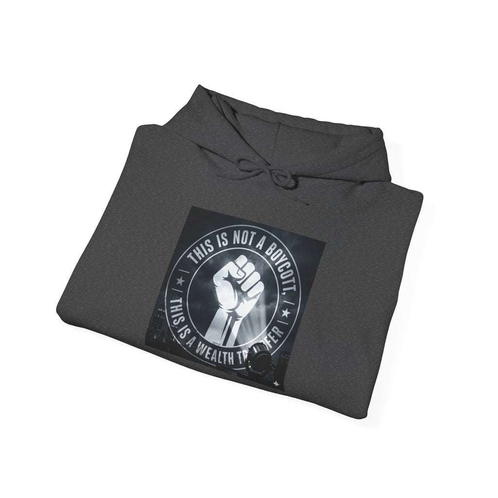 Hoodie — "This Is Not a Moment" Raised Fist Social Justice Pullover