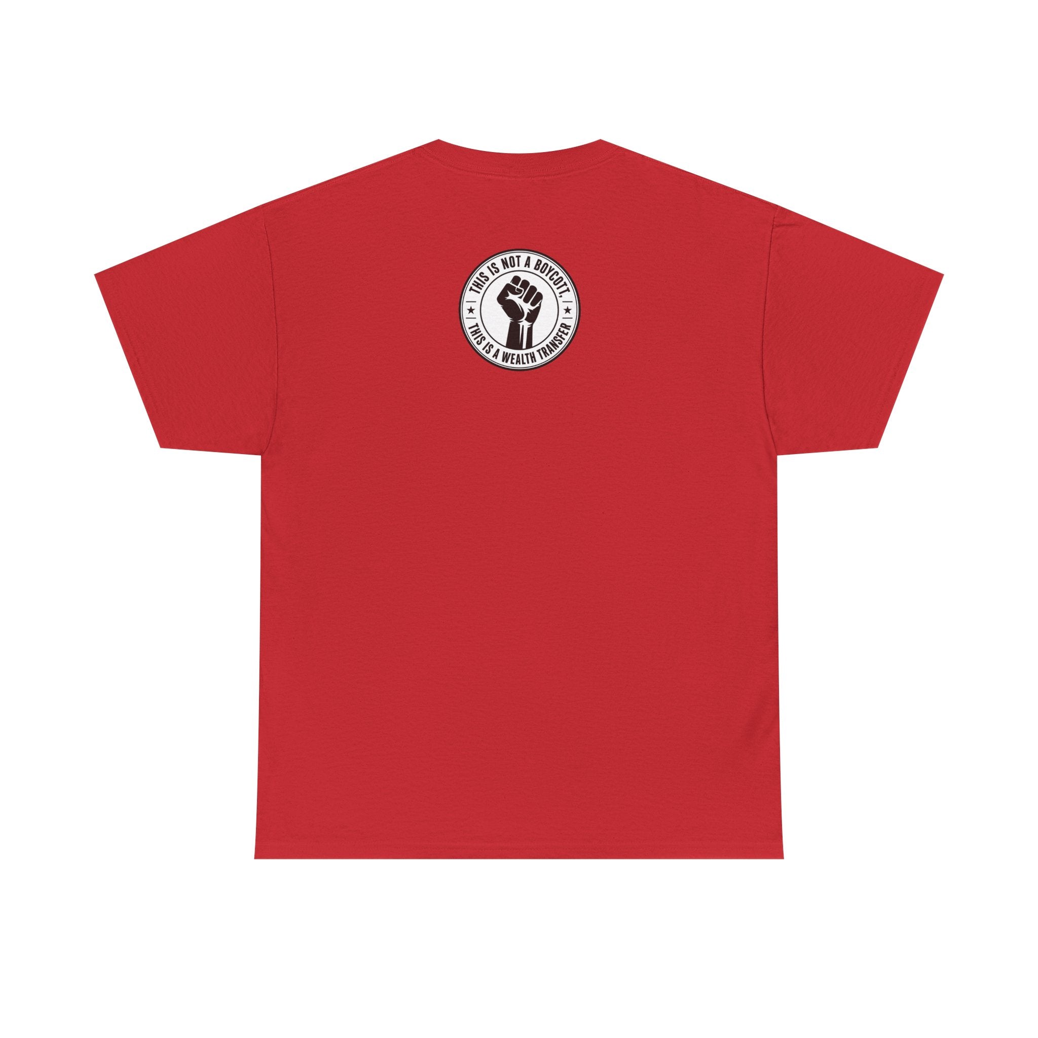 Graphic Tee — Retro Portrait Front with Black Power Fist Back