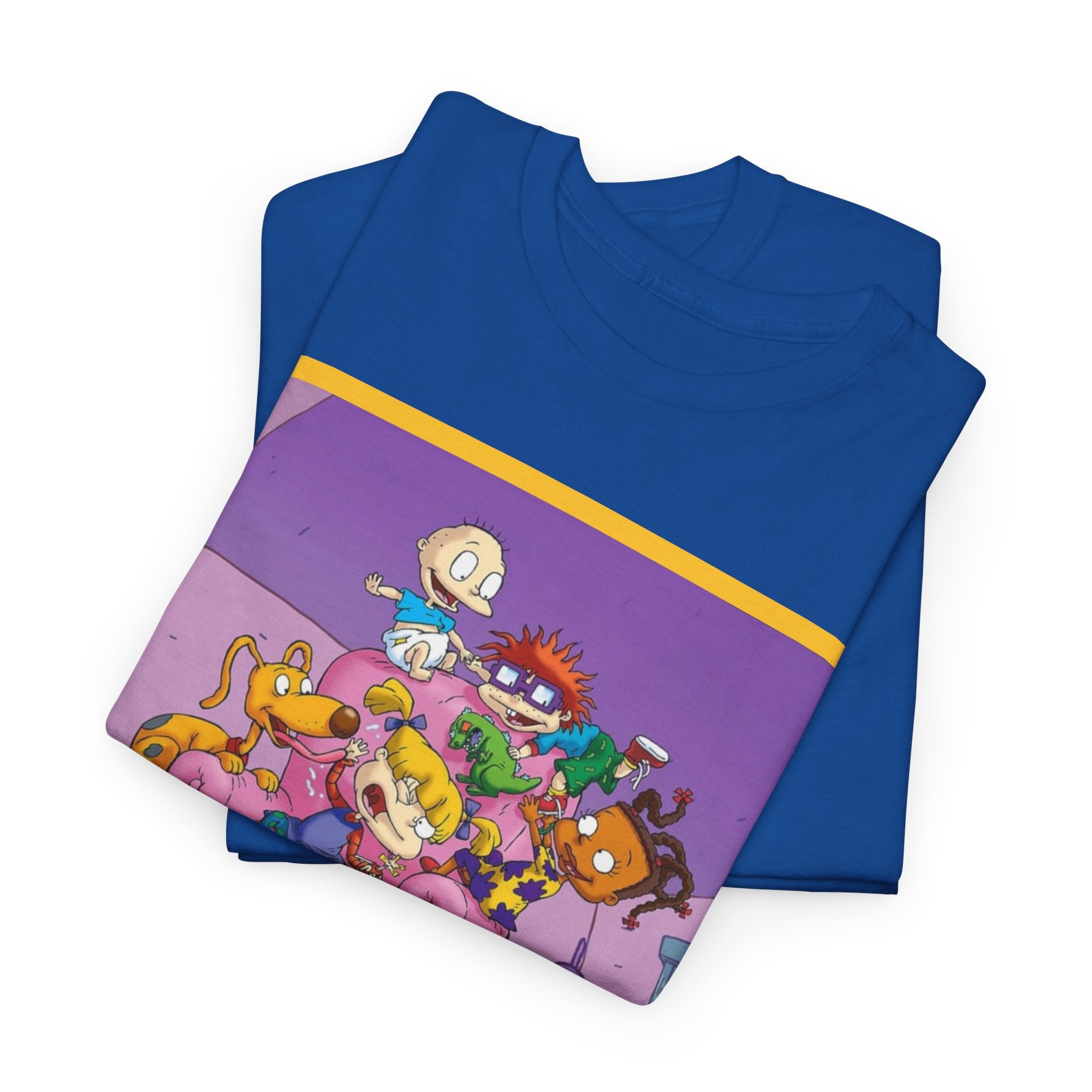 Rugrats Character Collage Tee — Retro Nickelodeon Kids Cartoon T-Shirt