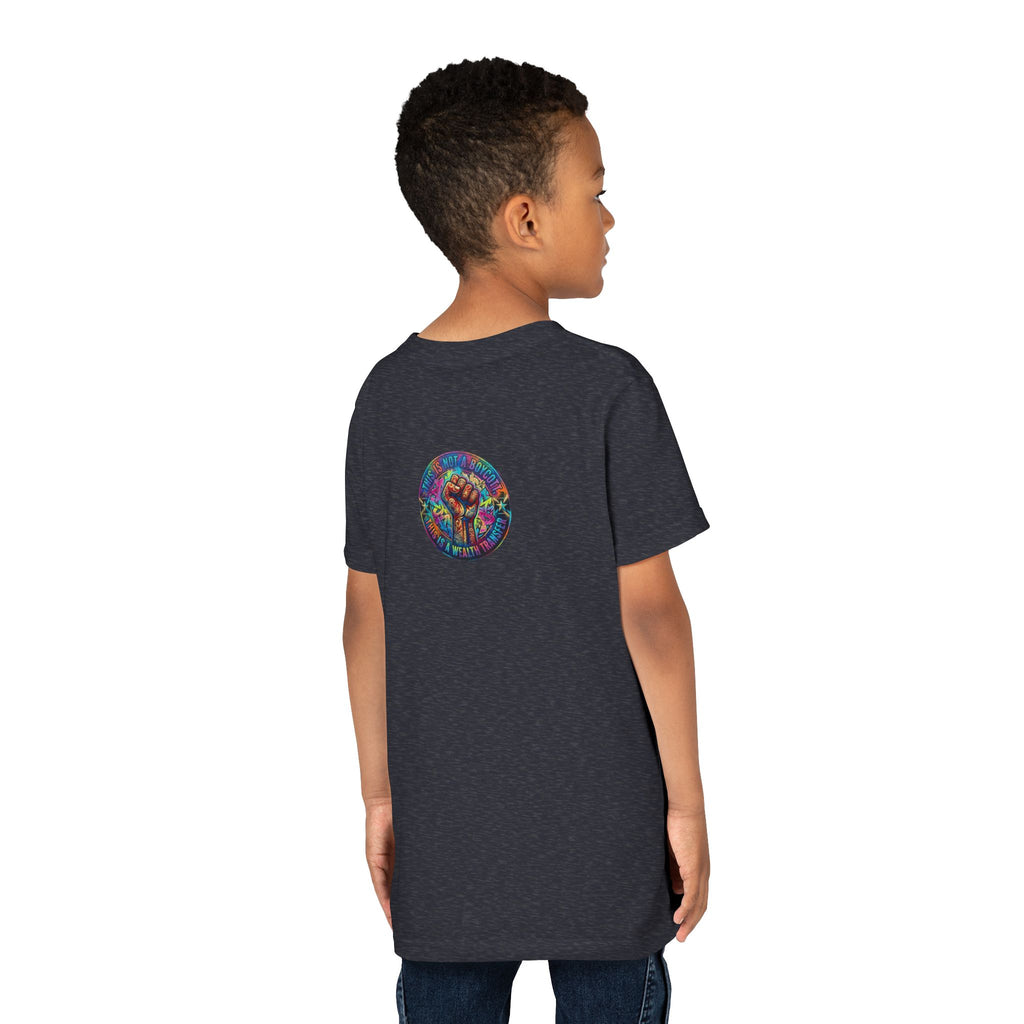 Kids Gaming Tee — Neon Rainbow Portal Gamer Shirt