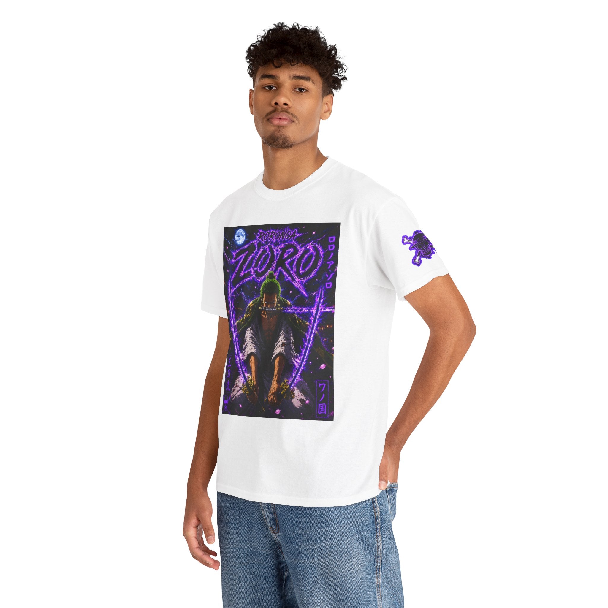 Zoro Neon Samurai T‑Shirt