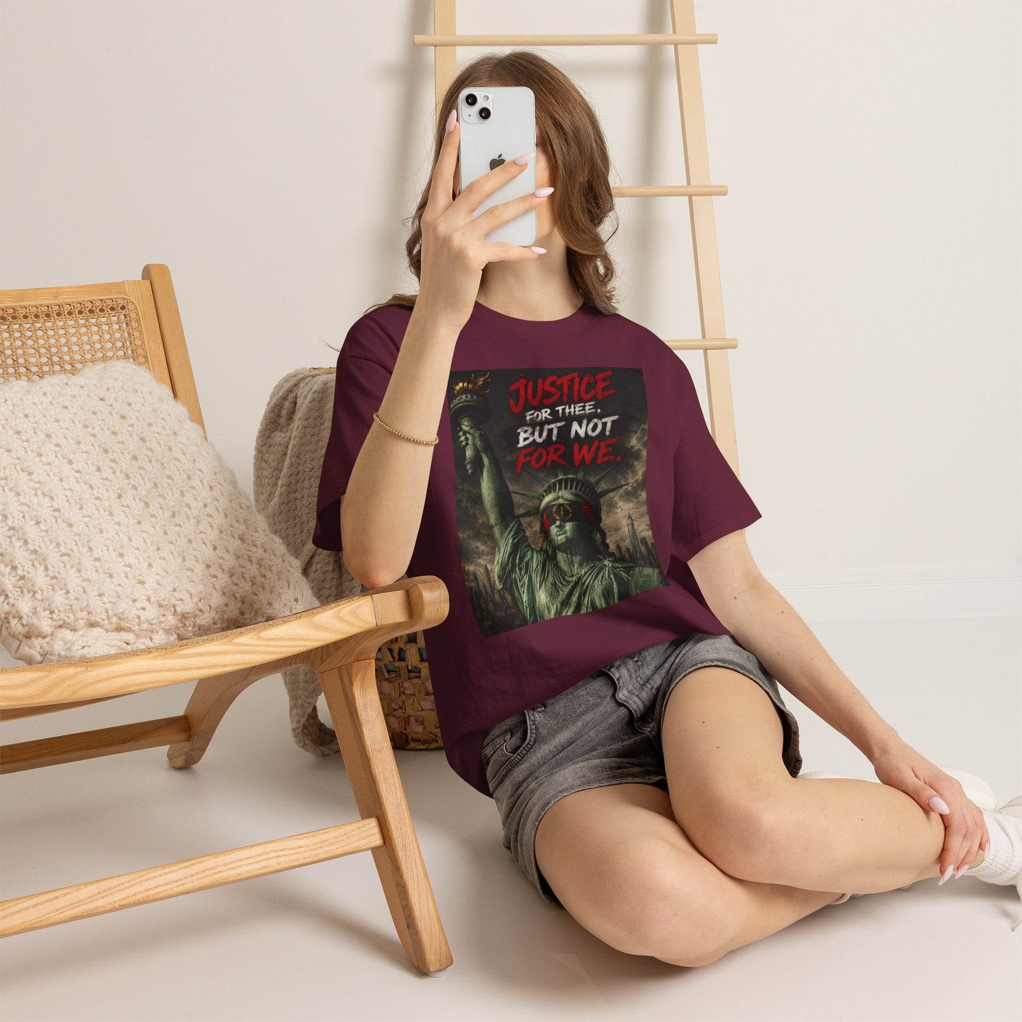 Protest Justice T-Shirt — “Justice For Thee, But Not For We” Graphic Tee