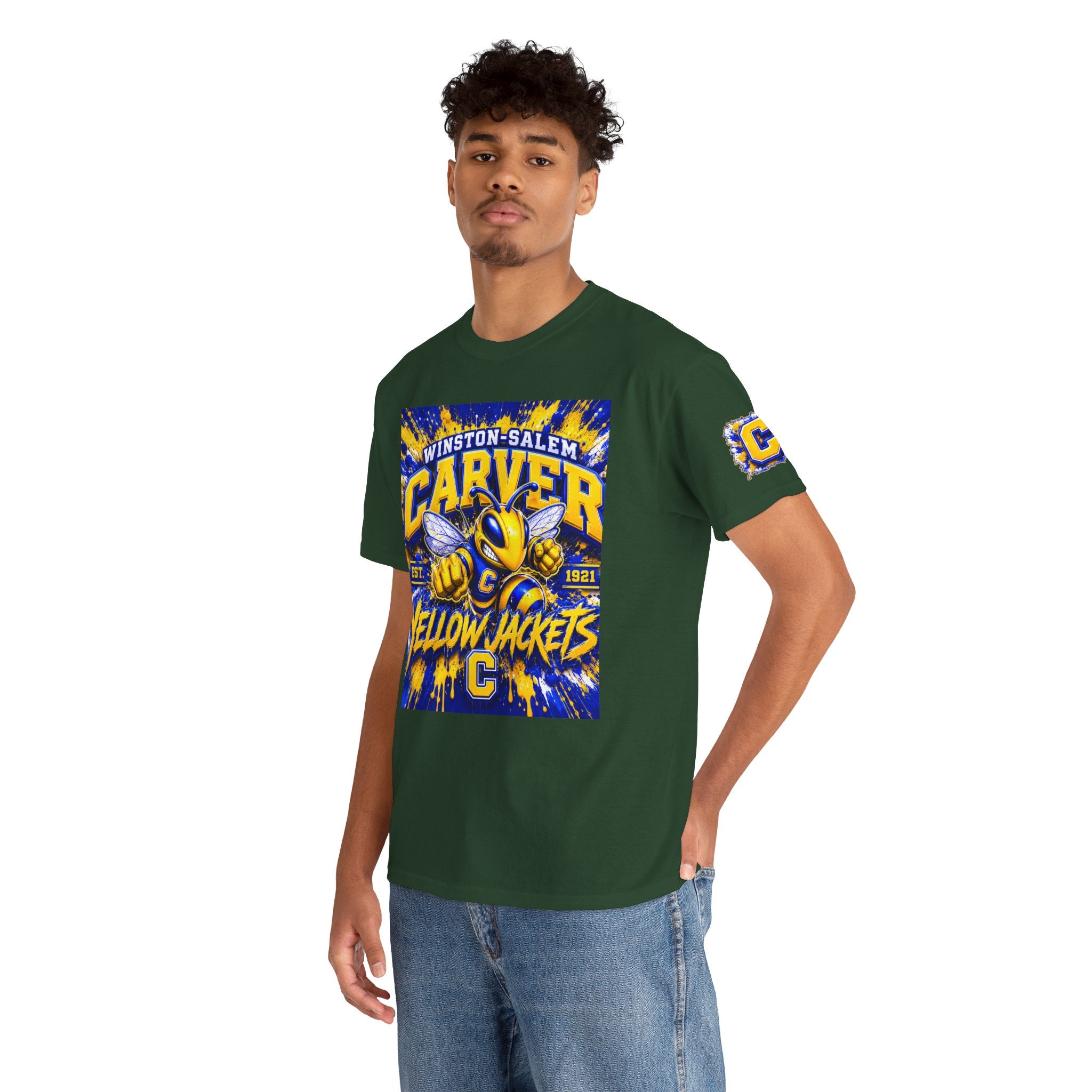 Carver Yellow Jackets T-Shirt — Winston-Salem High School Mascot Tee