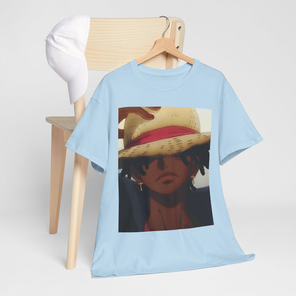 One Piece Luffy Straw Hat T‑Shirt — Anime Pirate Crew Graphic Tee