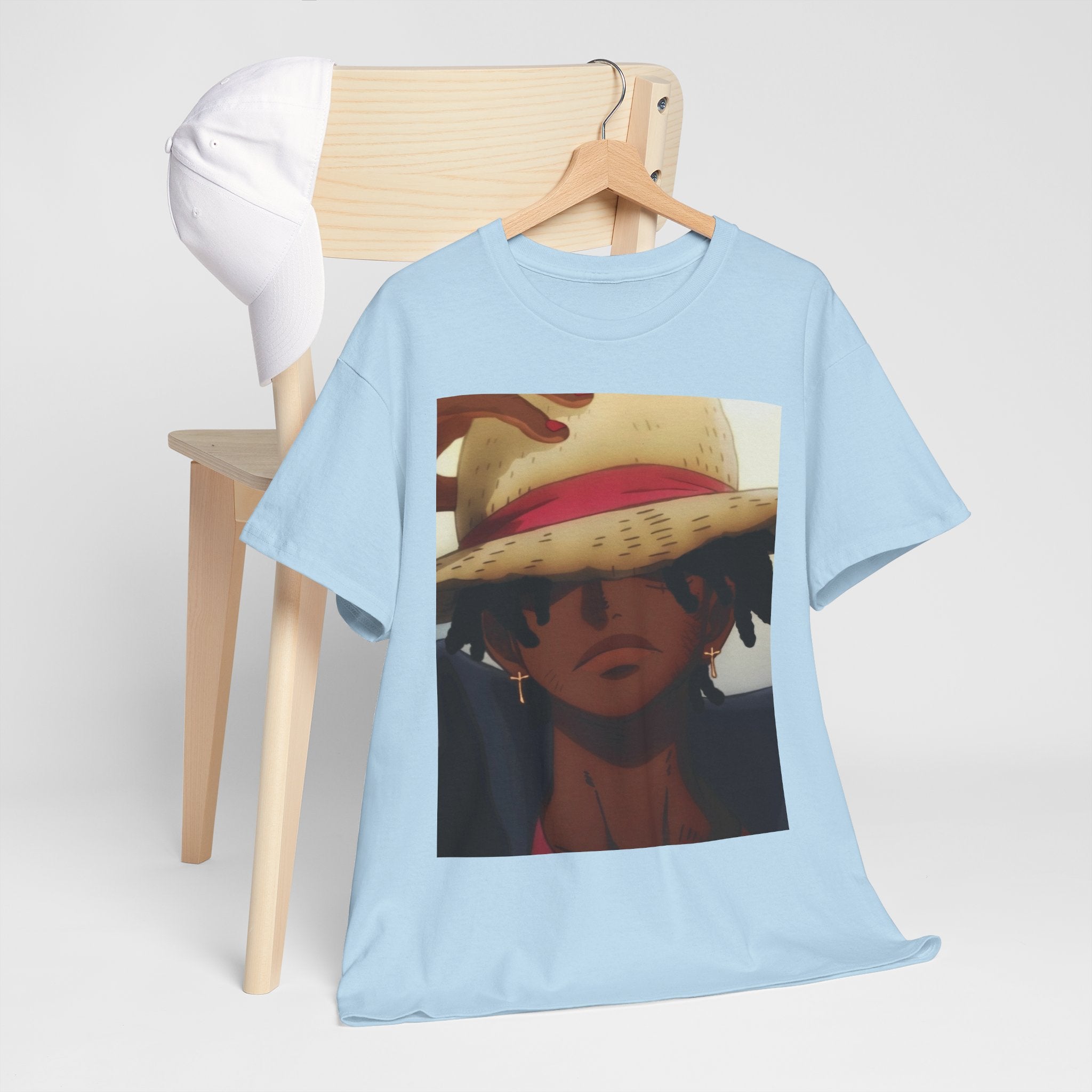 One Piece Luffy Straw Hat T‑Shirt — Anime Pirate Crew Graphic Tee
