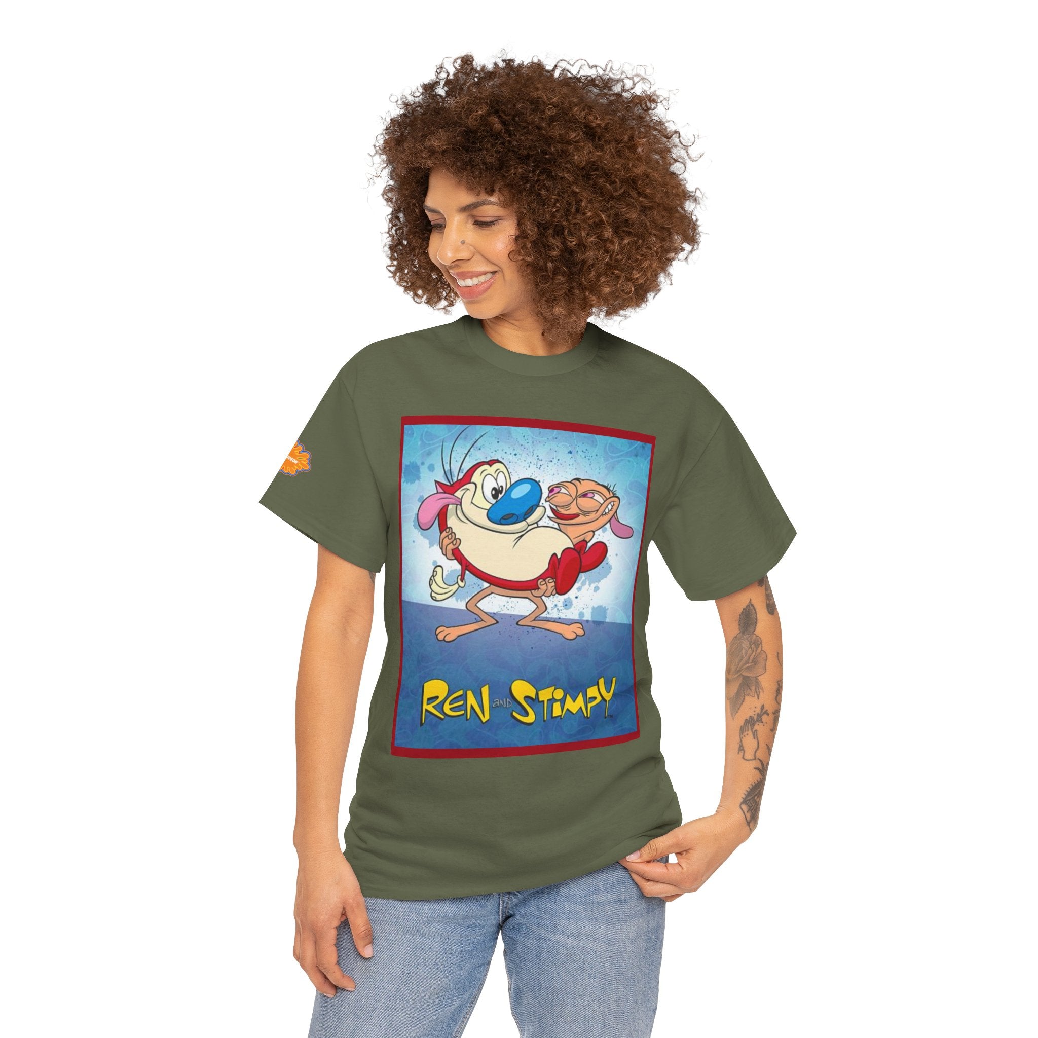 Ren & Stimpy Graphic Tee — Retro Nickelodeon Cartoon T-Shirt