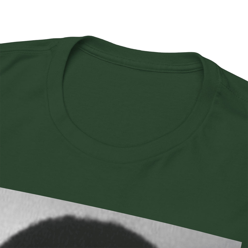 Graphic Tee — Retro Portrait Front with Black Power Fist Back