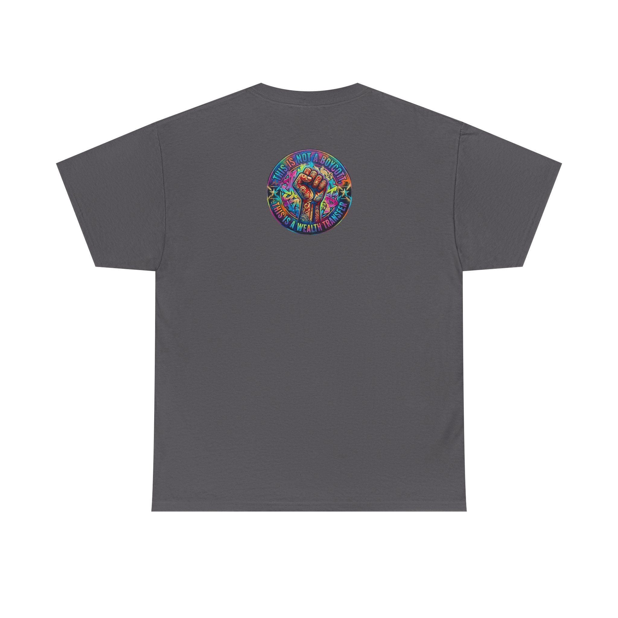 Graphic Tee — Vintage Afrocentric Joker Portrait & Psychedelic Raised Fist Art