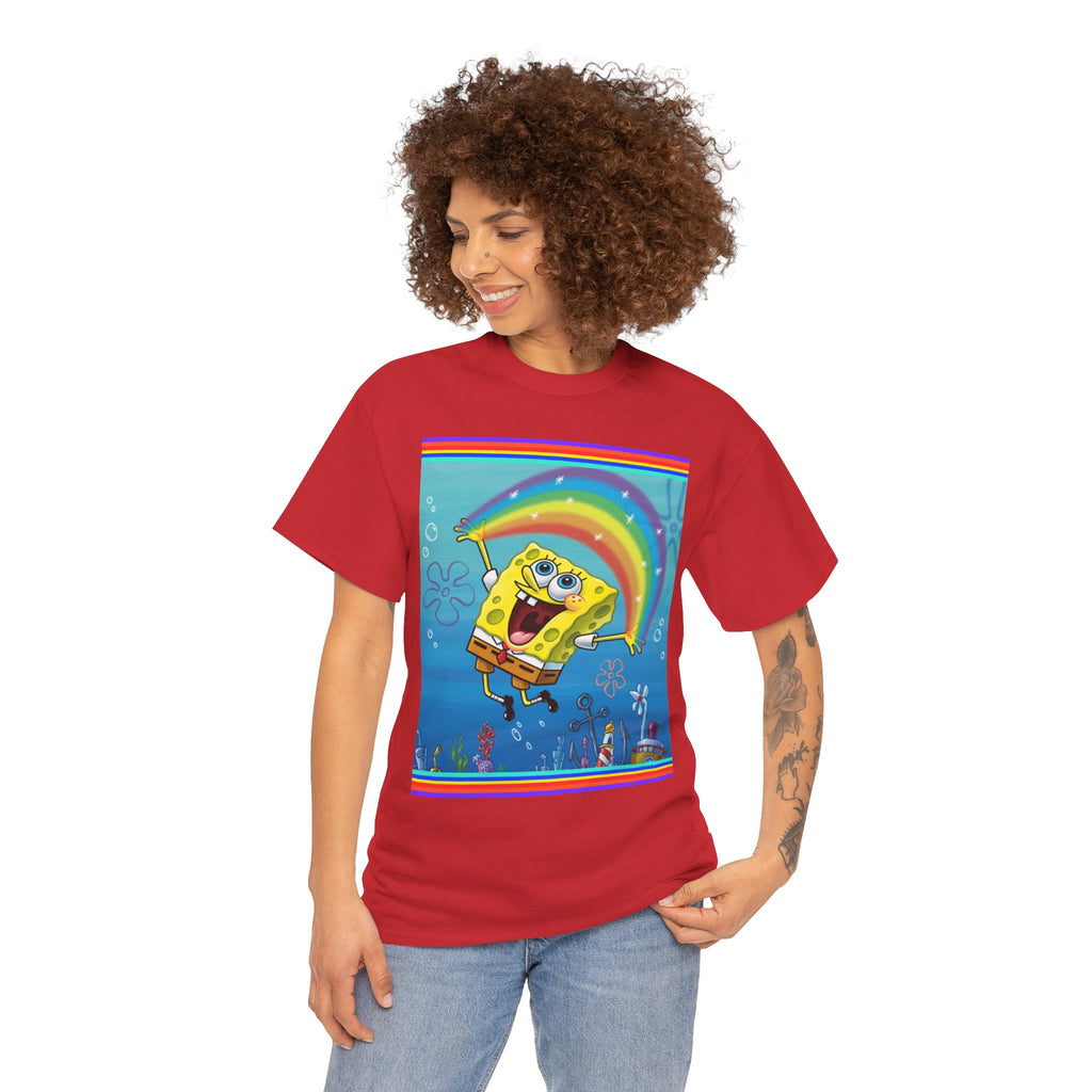 SpongeBob Rainbow SquarePants T-Shirt — Nickelodeon Graphic Tee