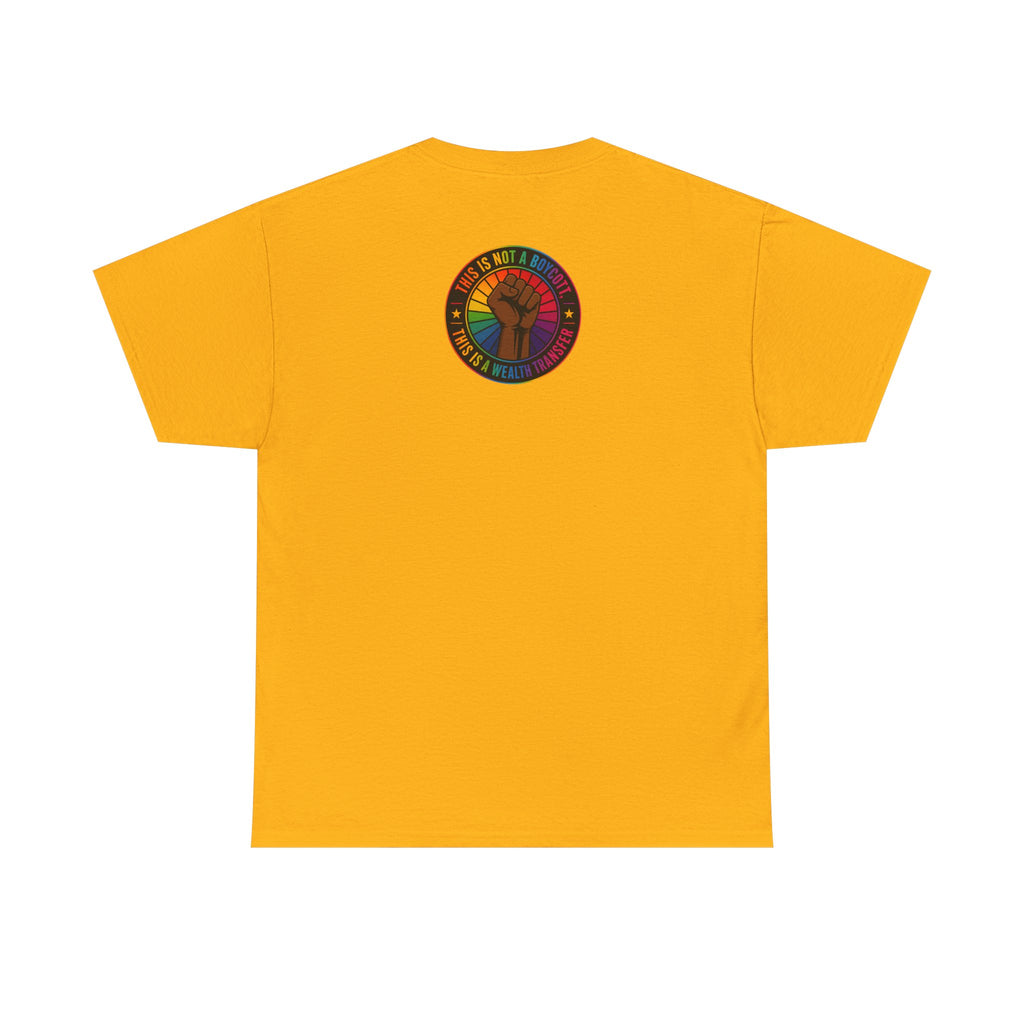 Blackout Graphic Tee — Urban Comic Poster Design with Back Fist Logo