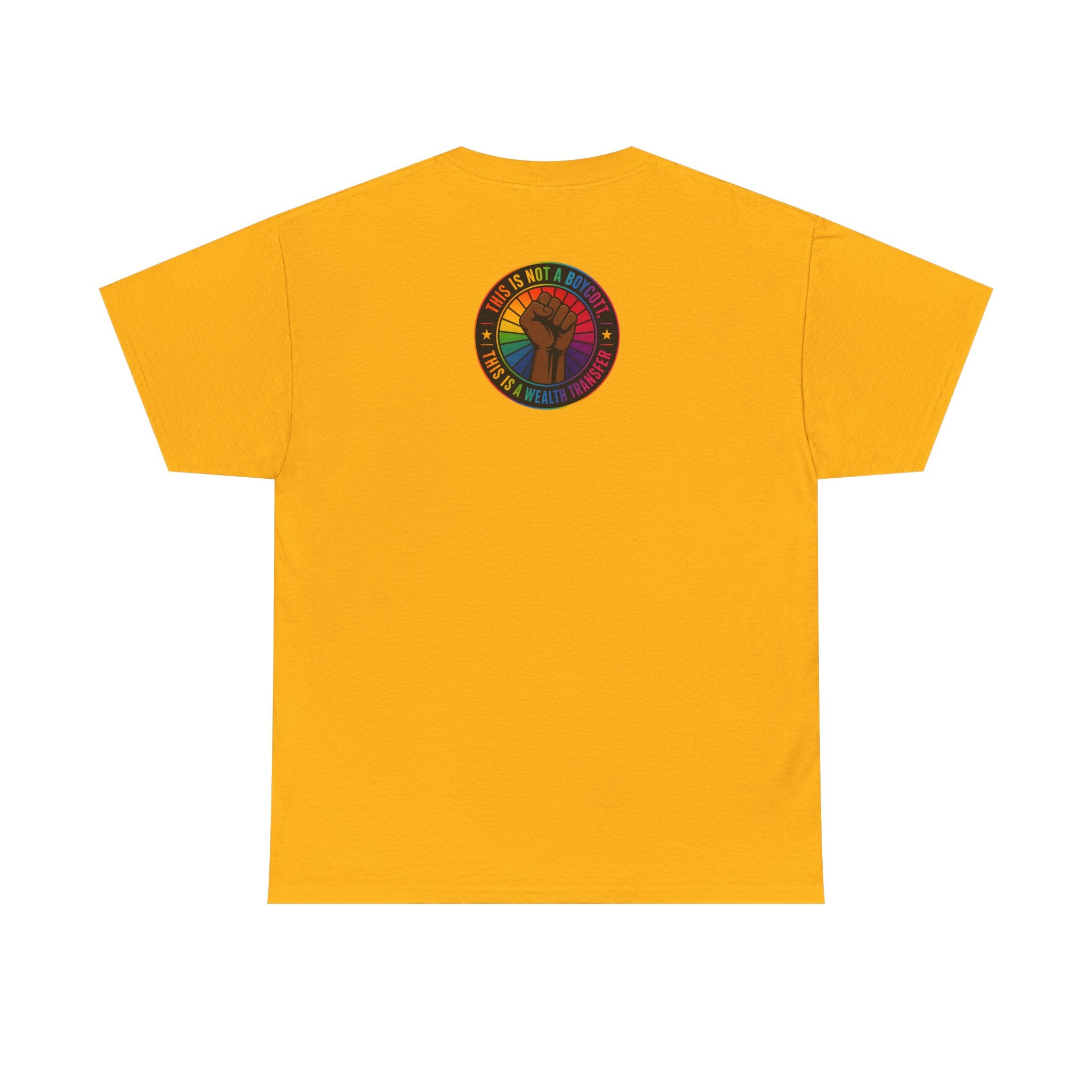 Blackout Graphic Tee — Urban Comic Poster Design with Back Fist Logo
