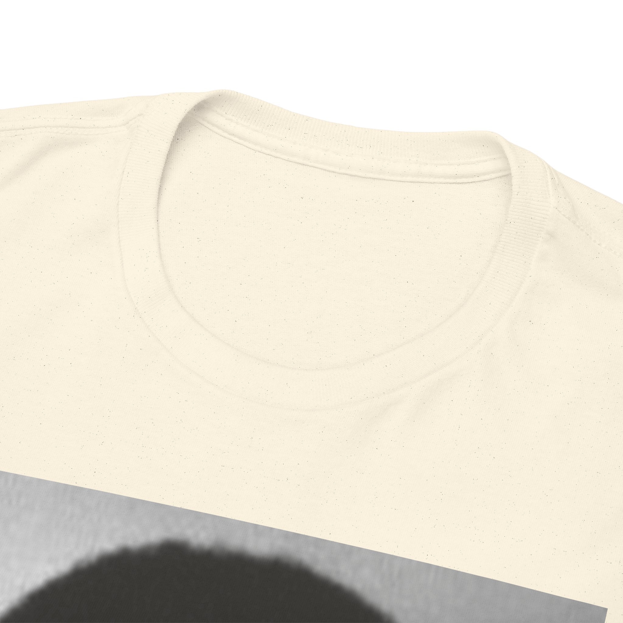 Graphic Tee — Retro Portrait Front with Black Power Fist Back