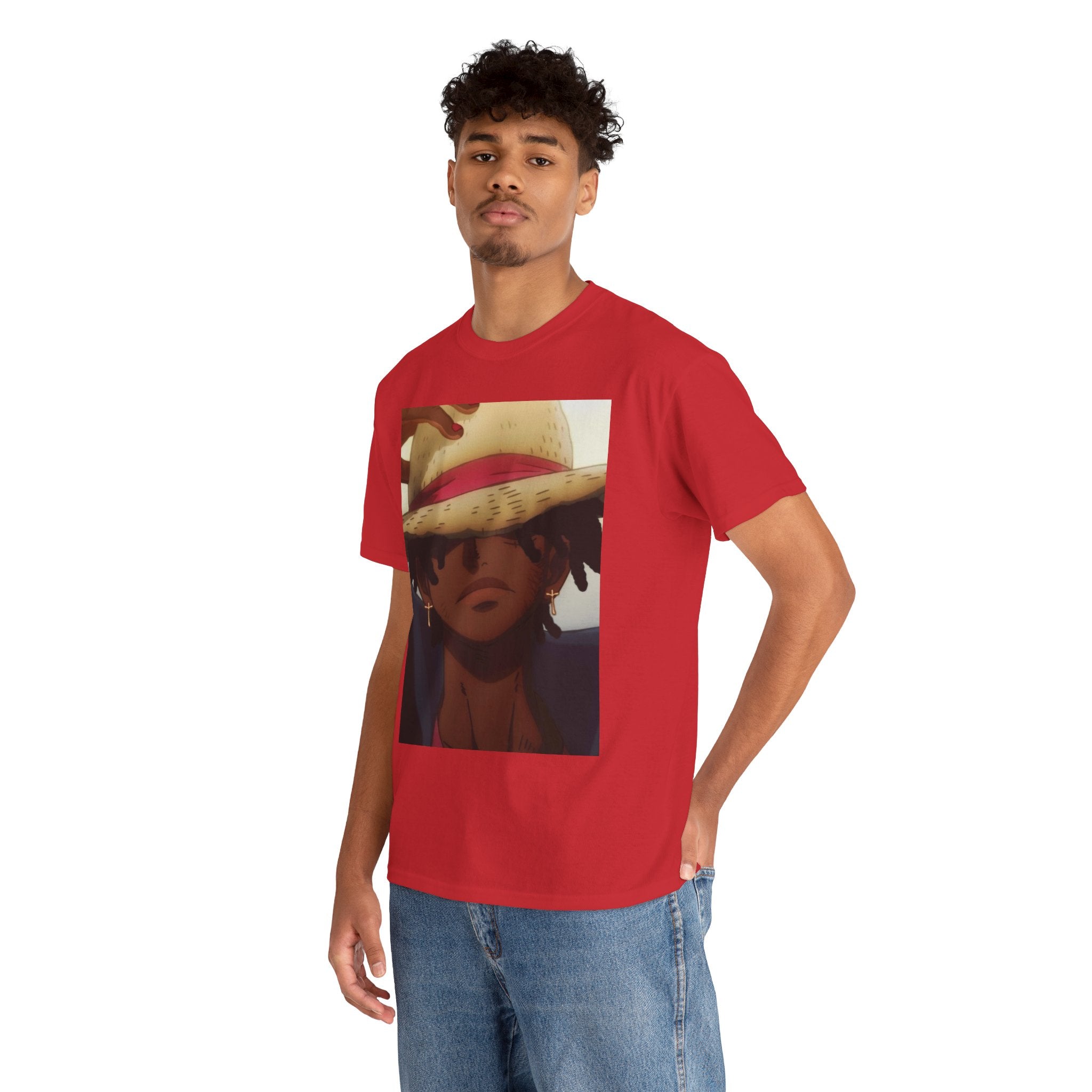 One Piece Luffy Straw Hat T‑Shirt — Anime Pirate Crew Graphic Tee